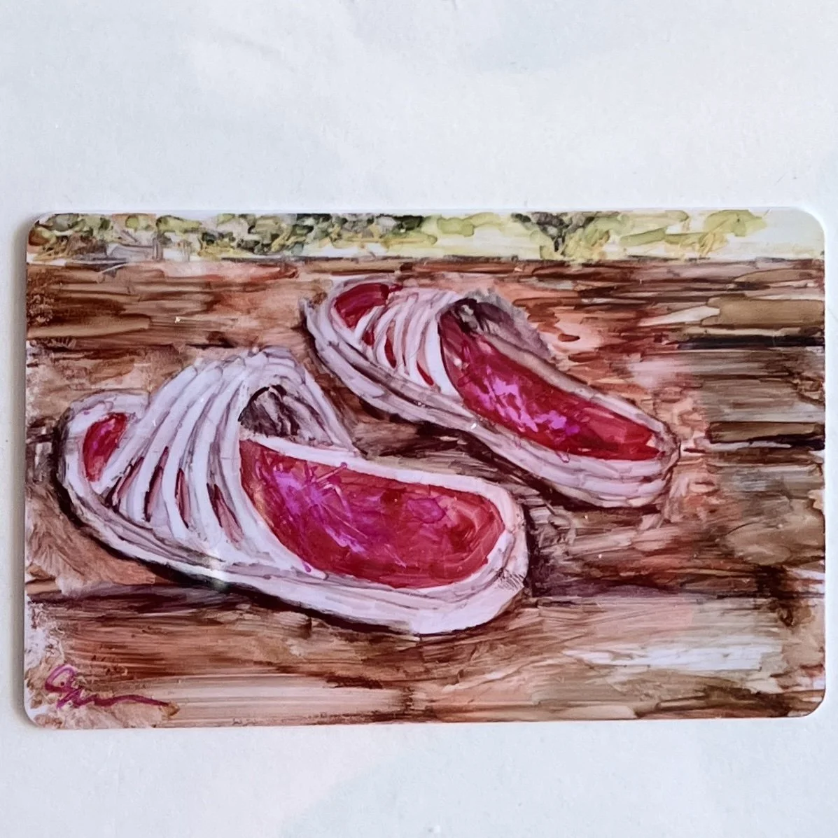Summer Sandals - original handmade painting- Italy Challenge 2026 #25
