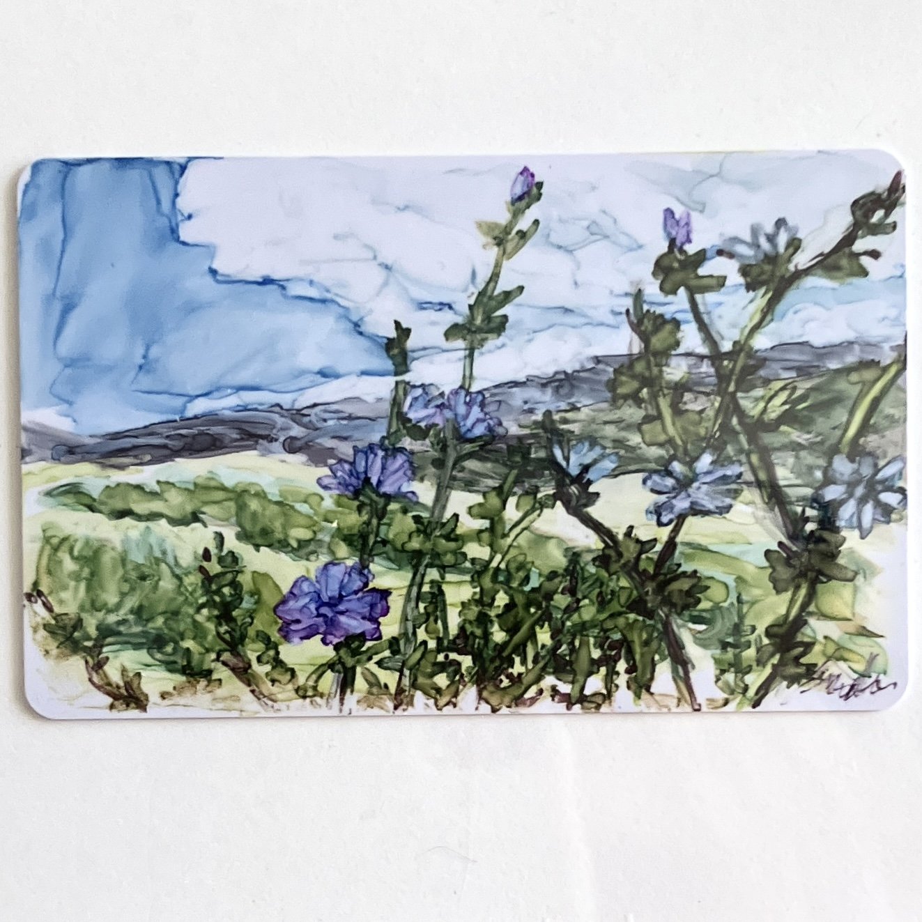Chickweed in the Wind - original handmade painting- Italy Challenge 2026 #22