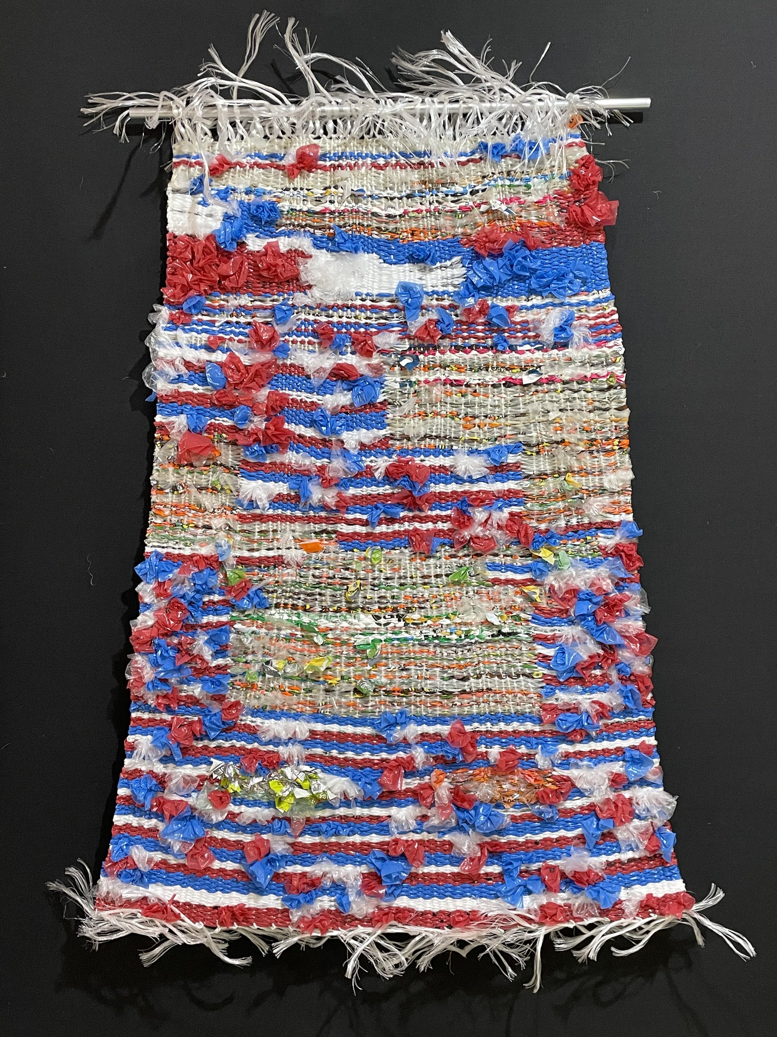 DOMESTIC NEWS #4, 2024. Plastic, 46" x 28"