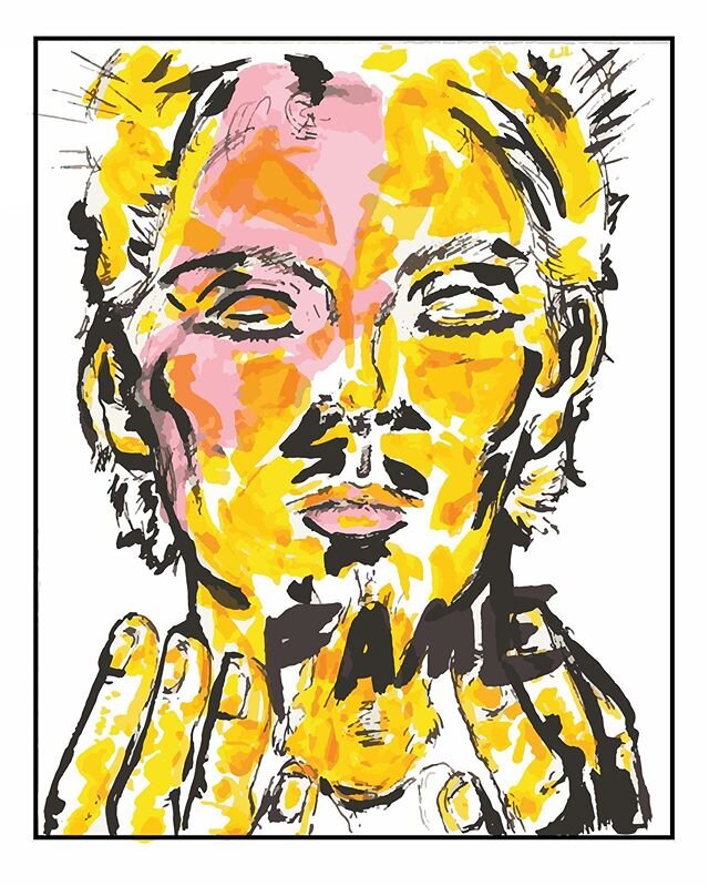 Sooo im debating on whether i should include these FAME posters i did a while ago on my shop??? Would anyone be interested in a print or sticker of this 🧐🧐🧐
.
.
.
#art #print #illustration #bowie #davidbowie #FAME #artist #illustrator #pen #brush 