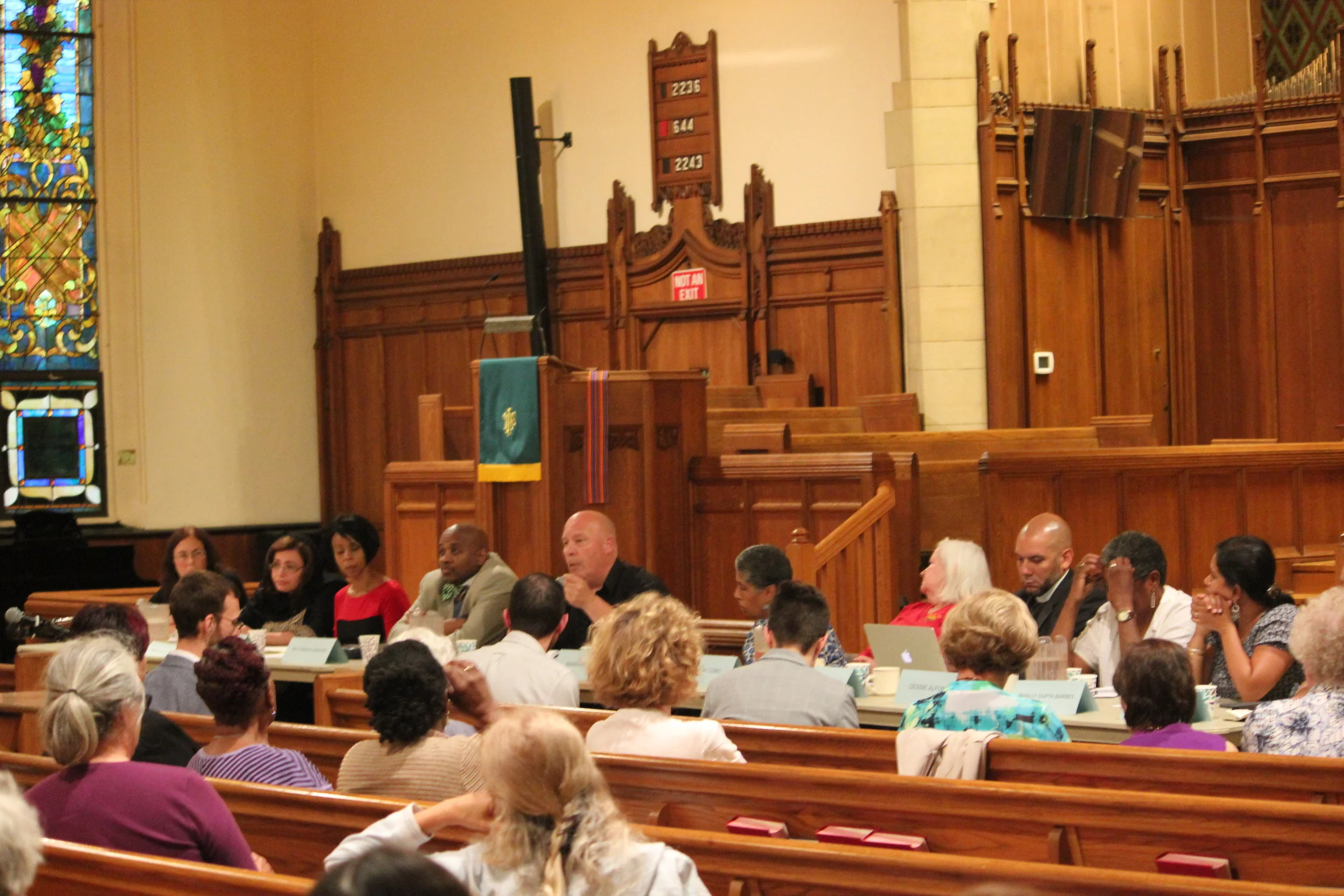 Commissioners at the Truth Commission on Poverty