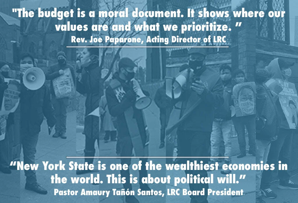 April 2021 Newsletter: Moral Voices Deliver Demands to the State Capital, The Excluded Workers Fund