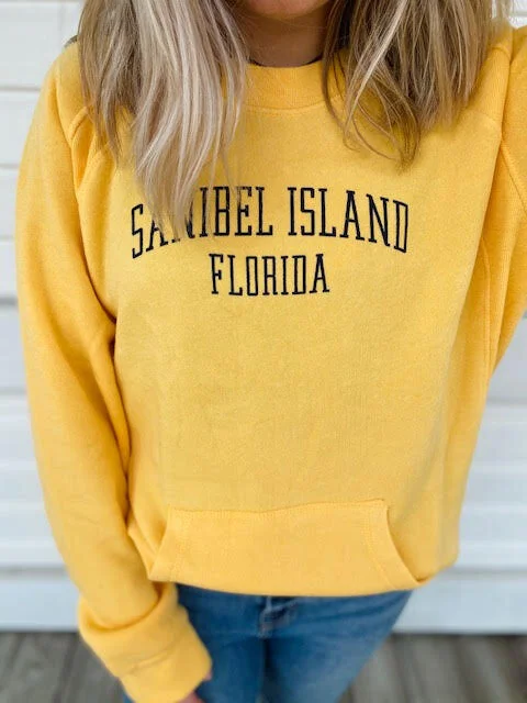 beach crewneck sweatshirt