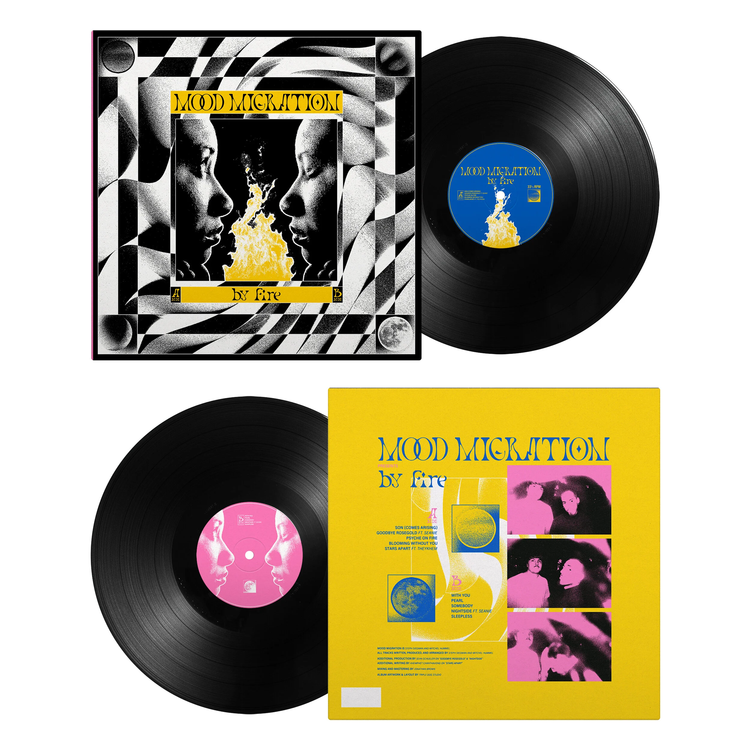 Full album layout vinyl mock-up.