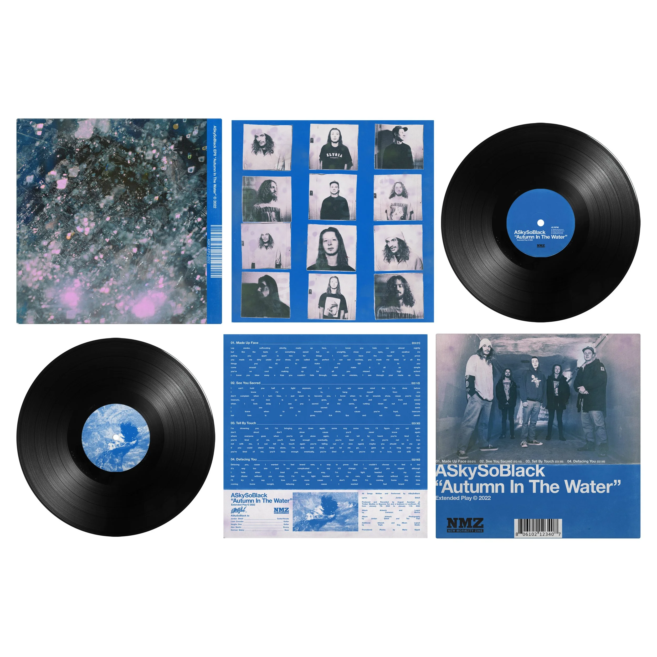  Full album vinyl layout mock-up. 