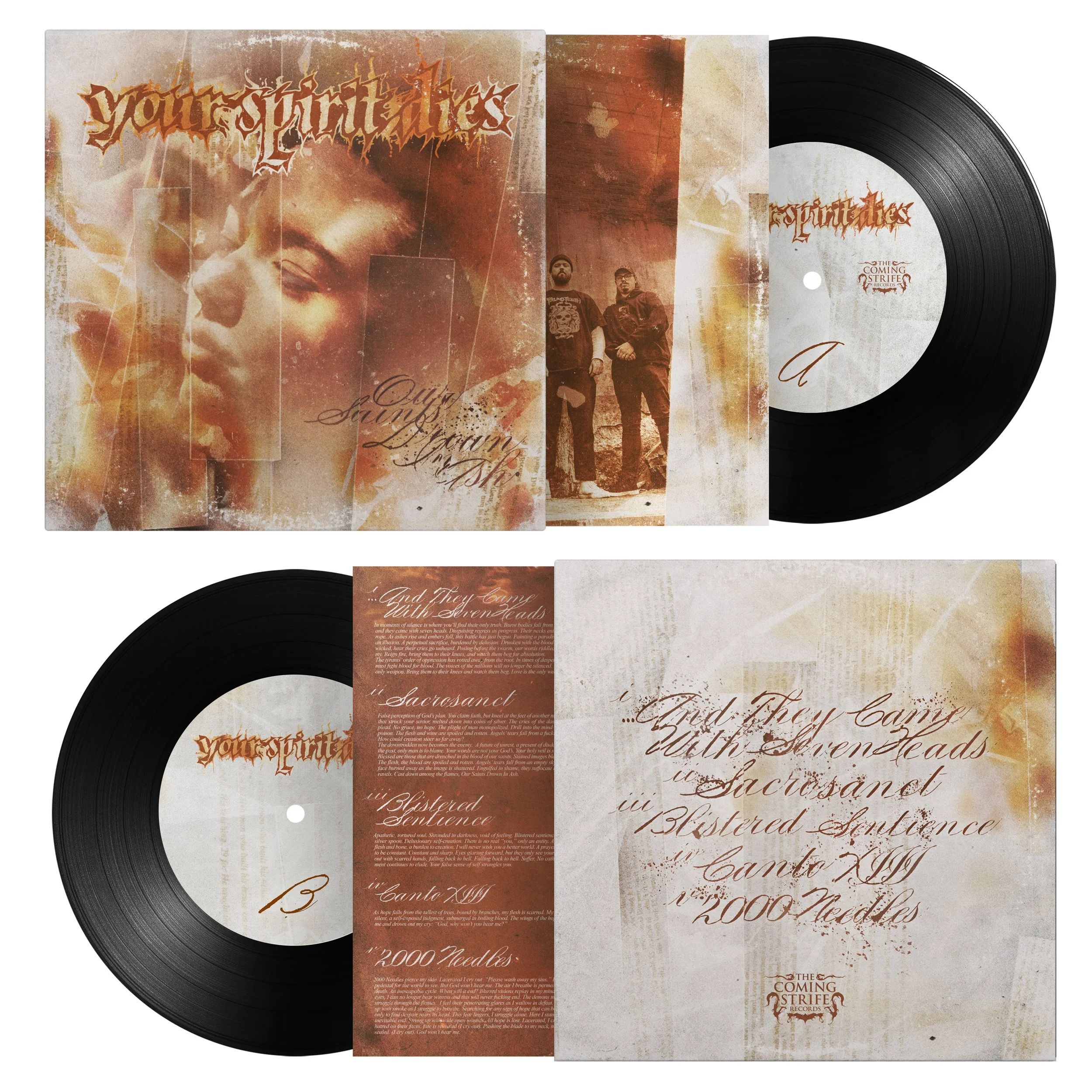  Full album layout vinyl mock-up. 