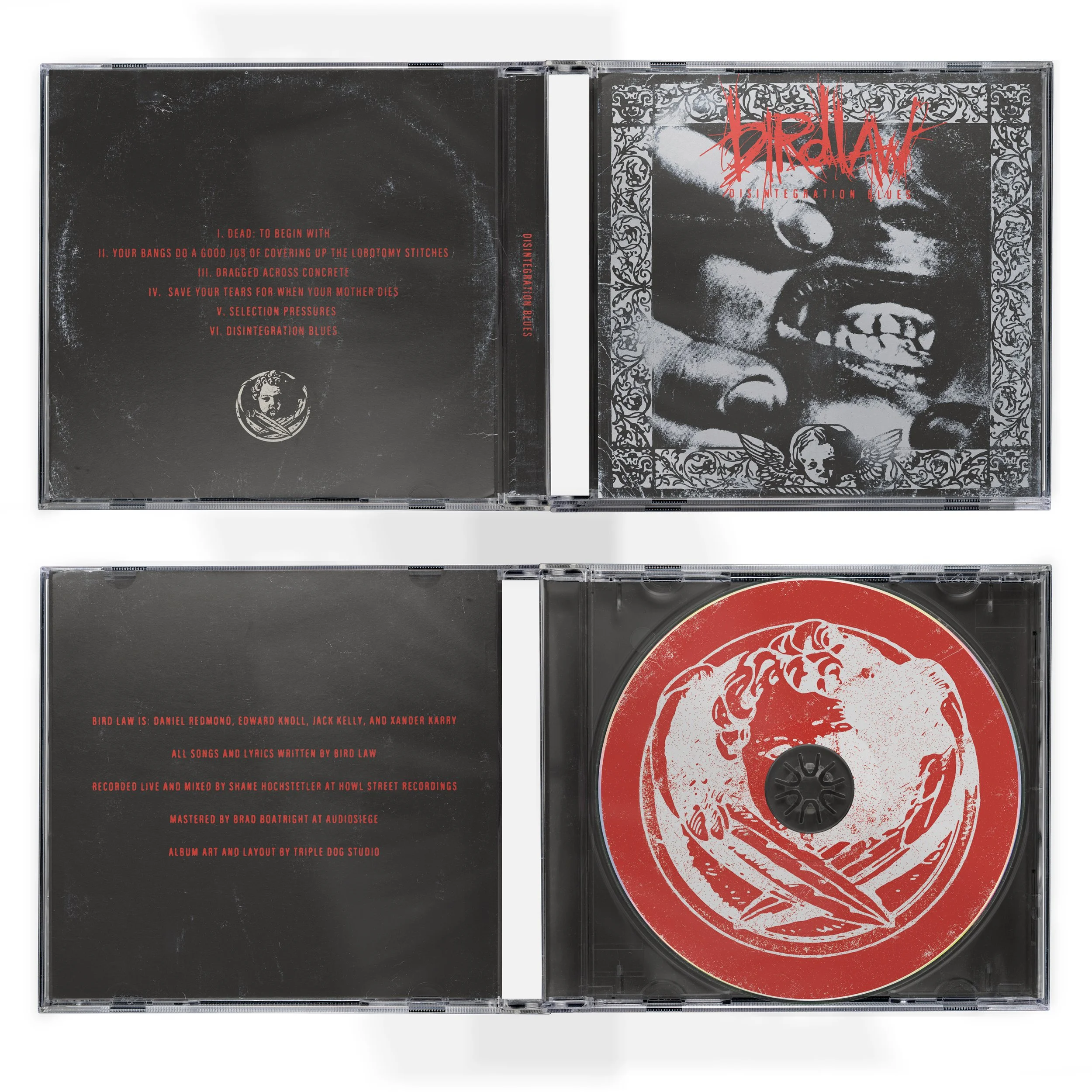  Inside album jewel case mock-up. 