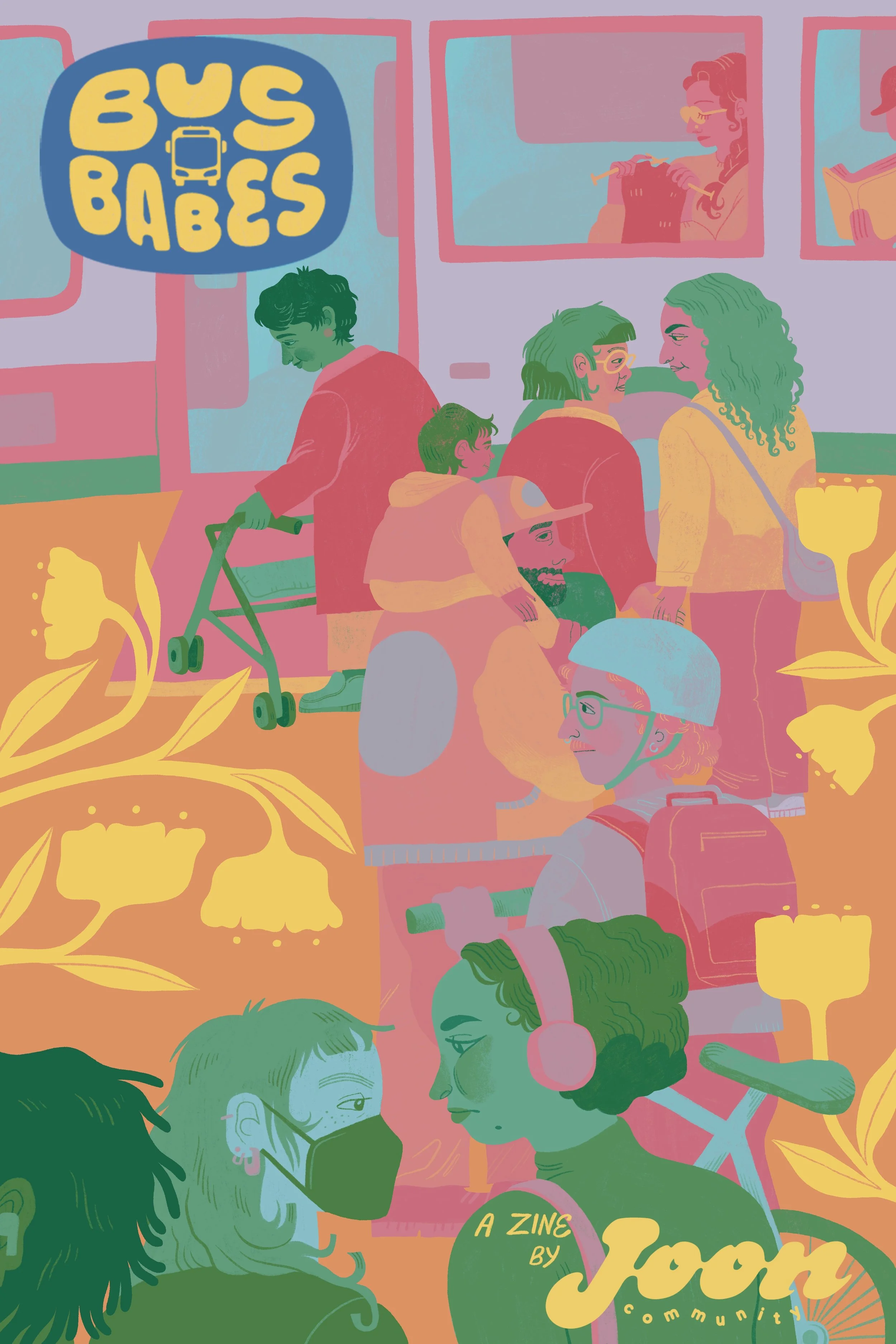 Bus Babes Zine Cover