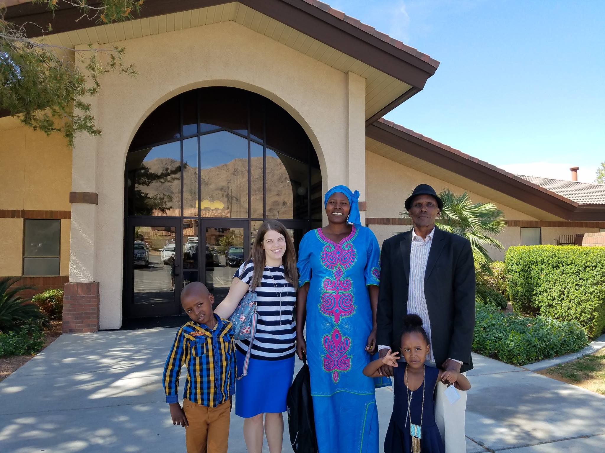 Amose, Lorraine (one of our volunteers), Susanna, Ibraham, and Leah.