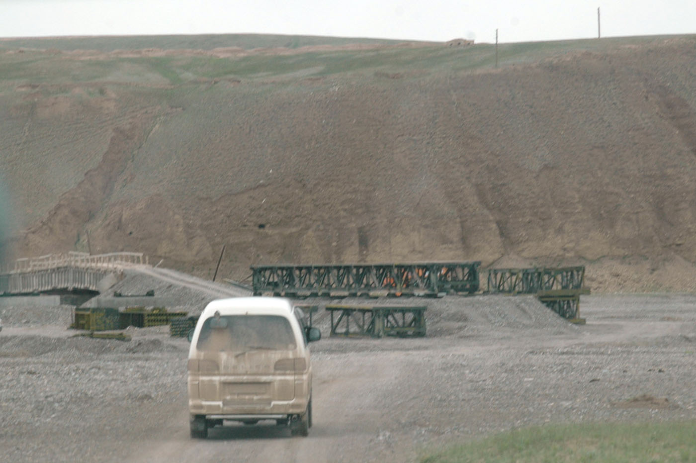In 2015 the bridge was reconstructed and now it's metal. Photo: Azamat Imanaliev