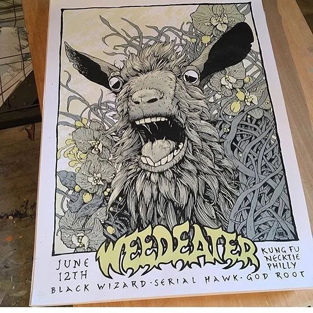 Rad poster by @bmercerrock - Phildelphia PA @ Kung Fu Necktie