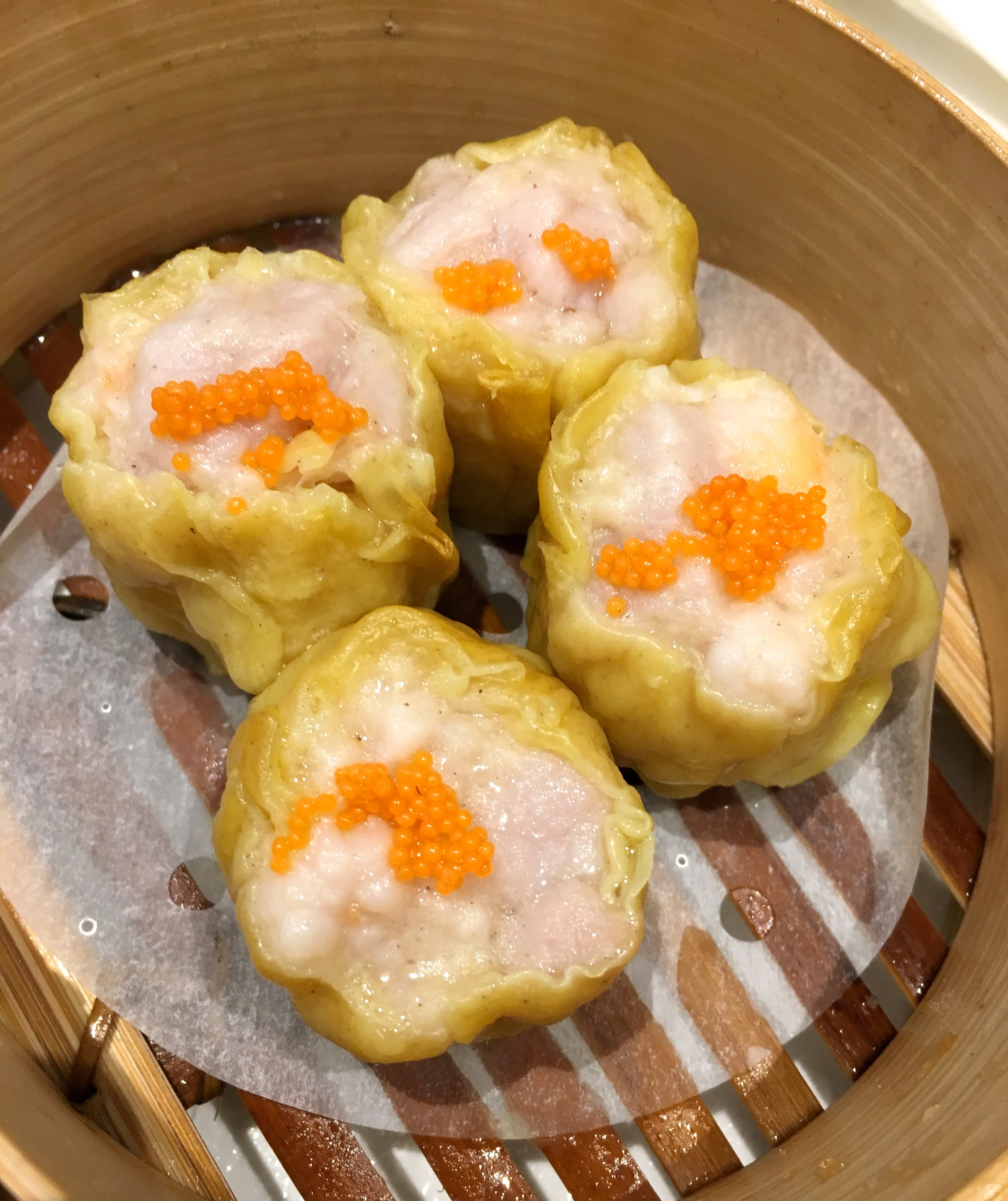 Prawn and pork dumplings (Siu Mai)