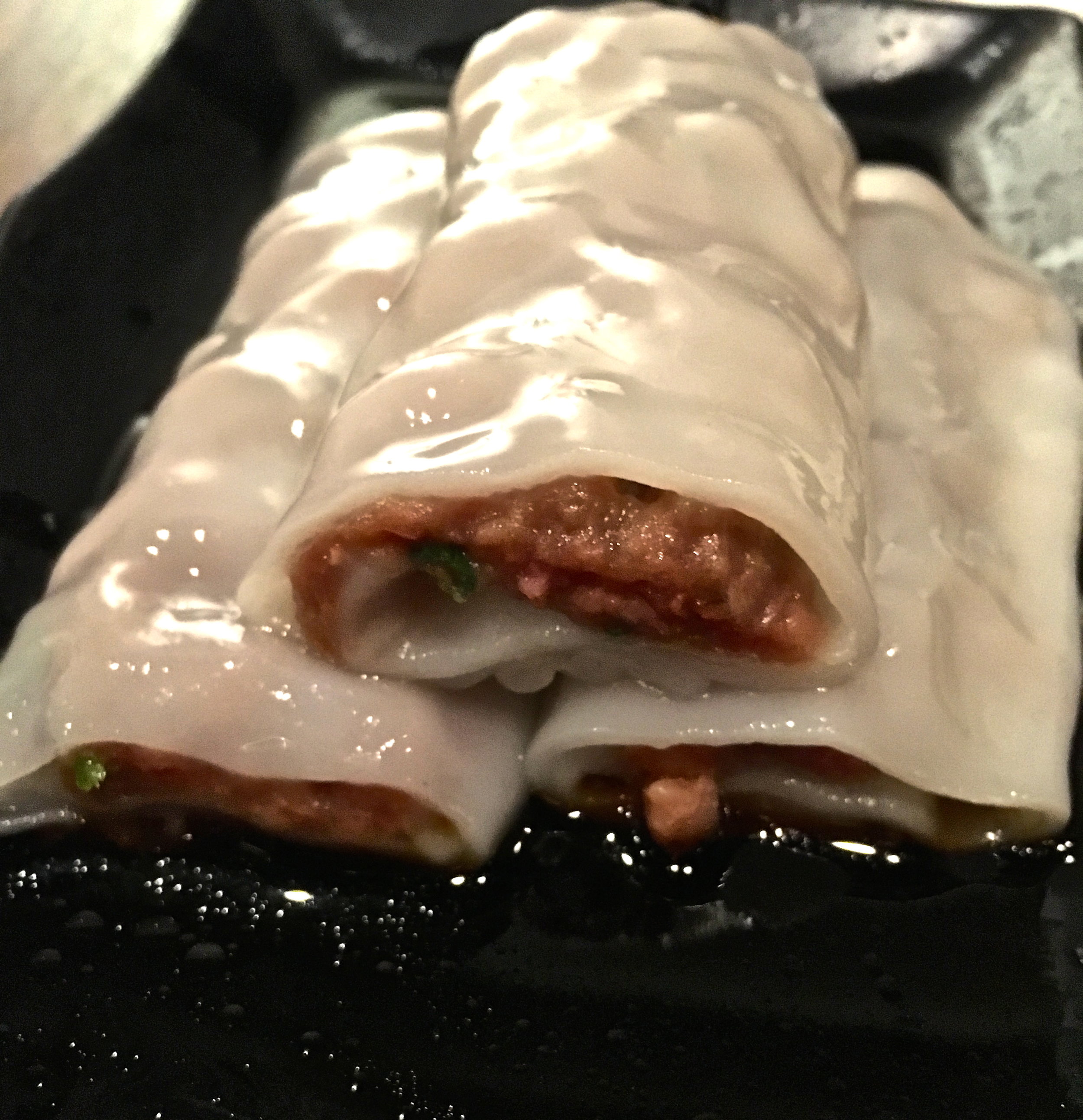 Beef Cheung Fun (Pasta-like wrapping)