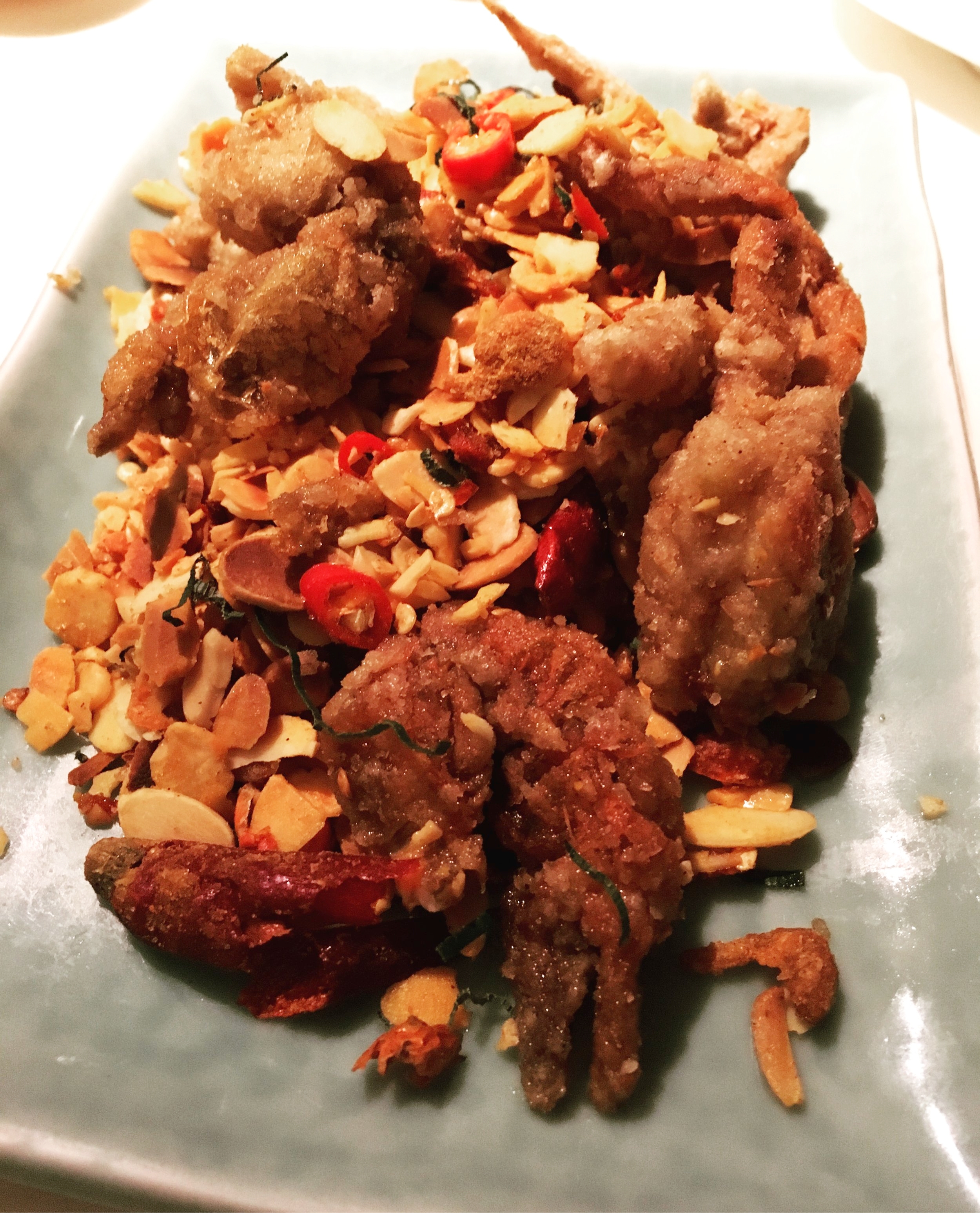 Soft Shell Crab with Garlic and Chillis