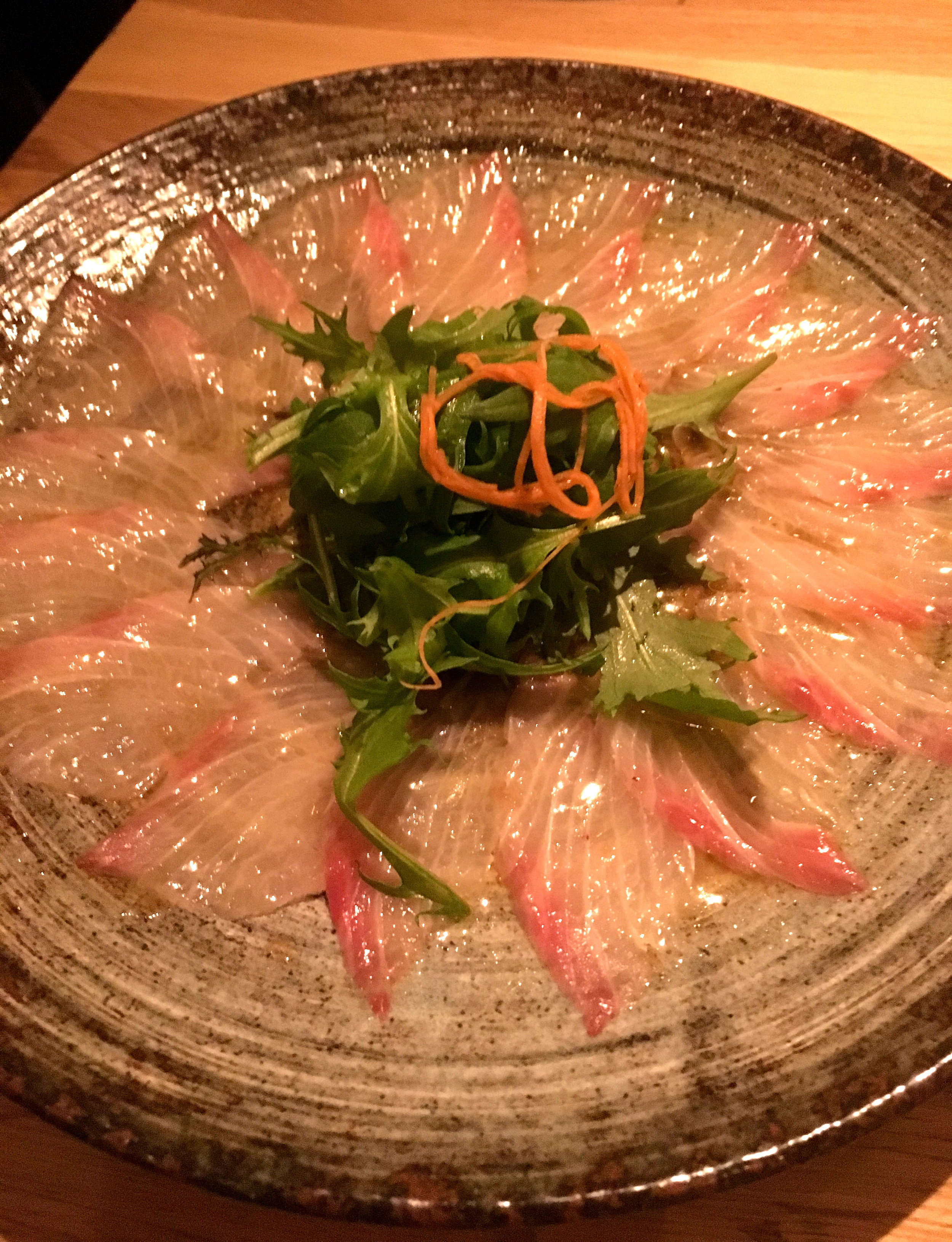 Kampachi (Yellow Tail) Sashimi