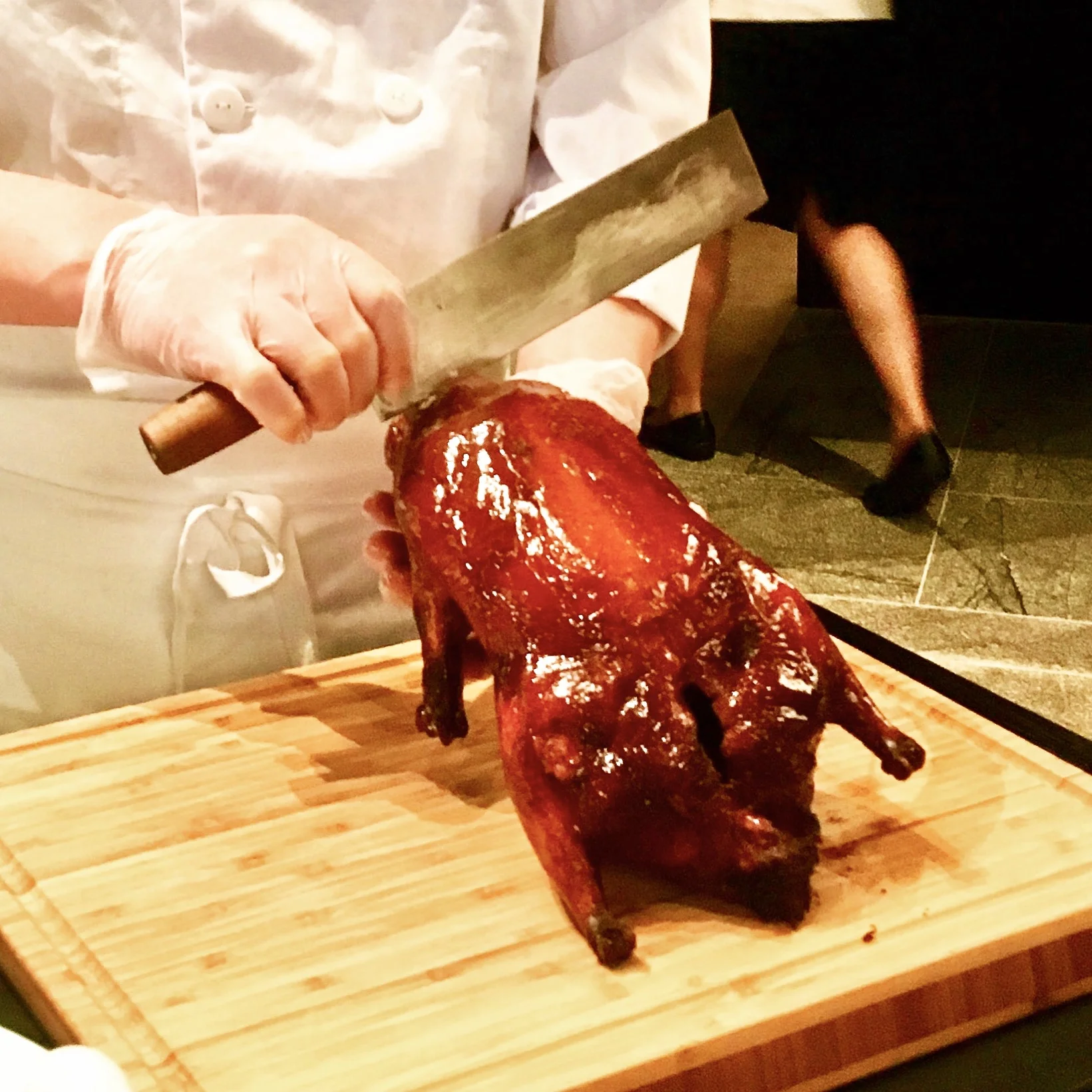 Peking duck at the new London Chinese restaurant, Imperial Treasure