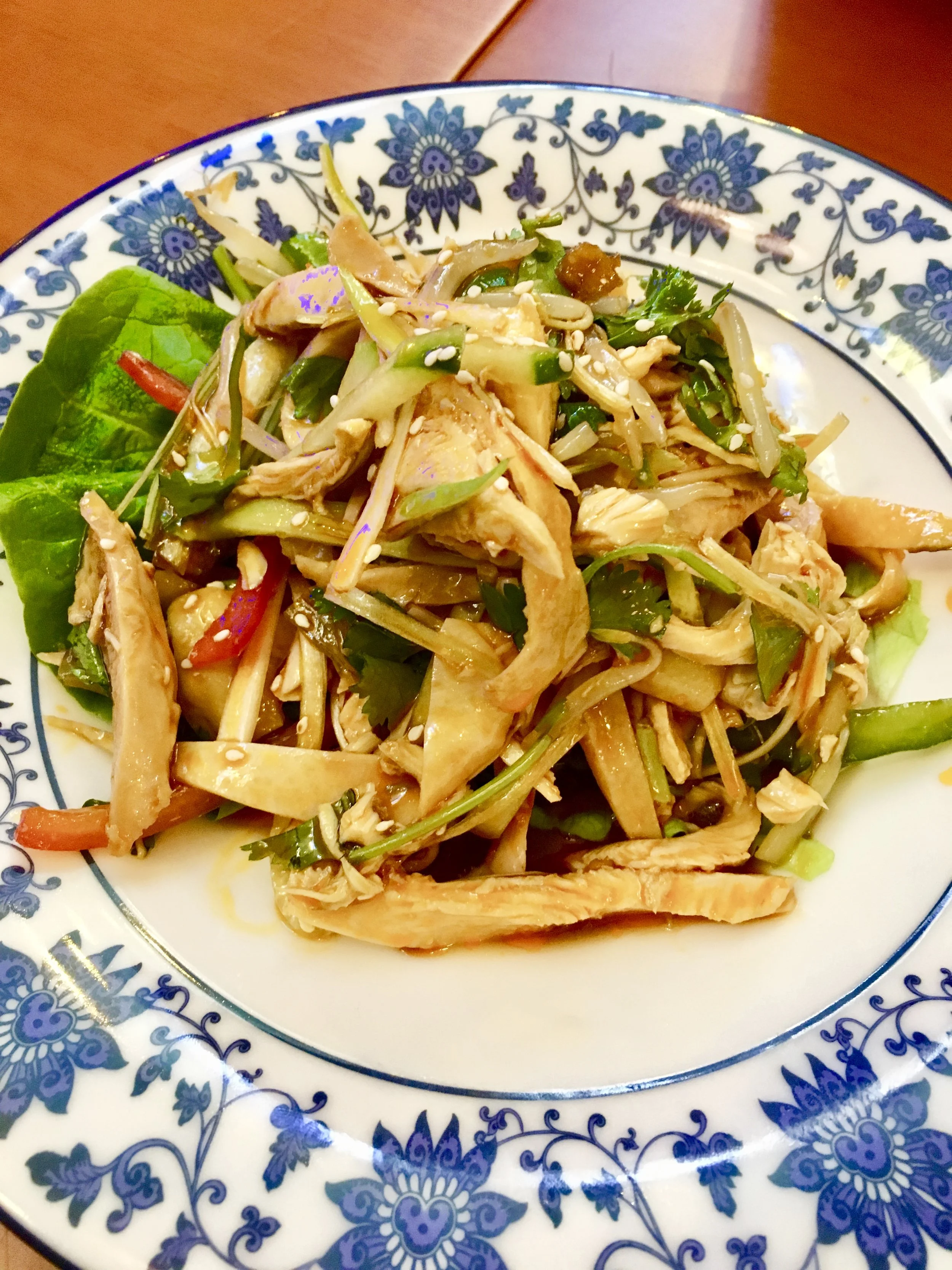 Xi’an Hand-shredded chicken in spicy sauce at Master Wei