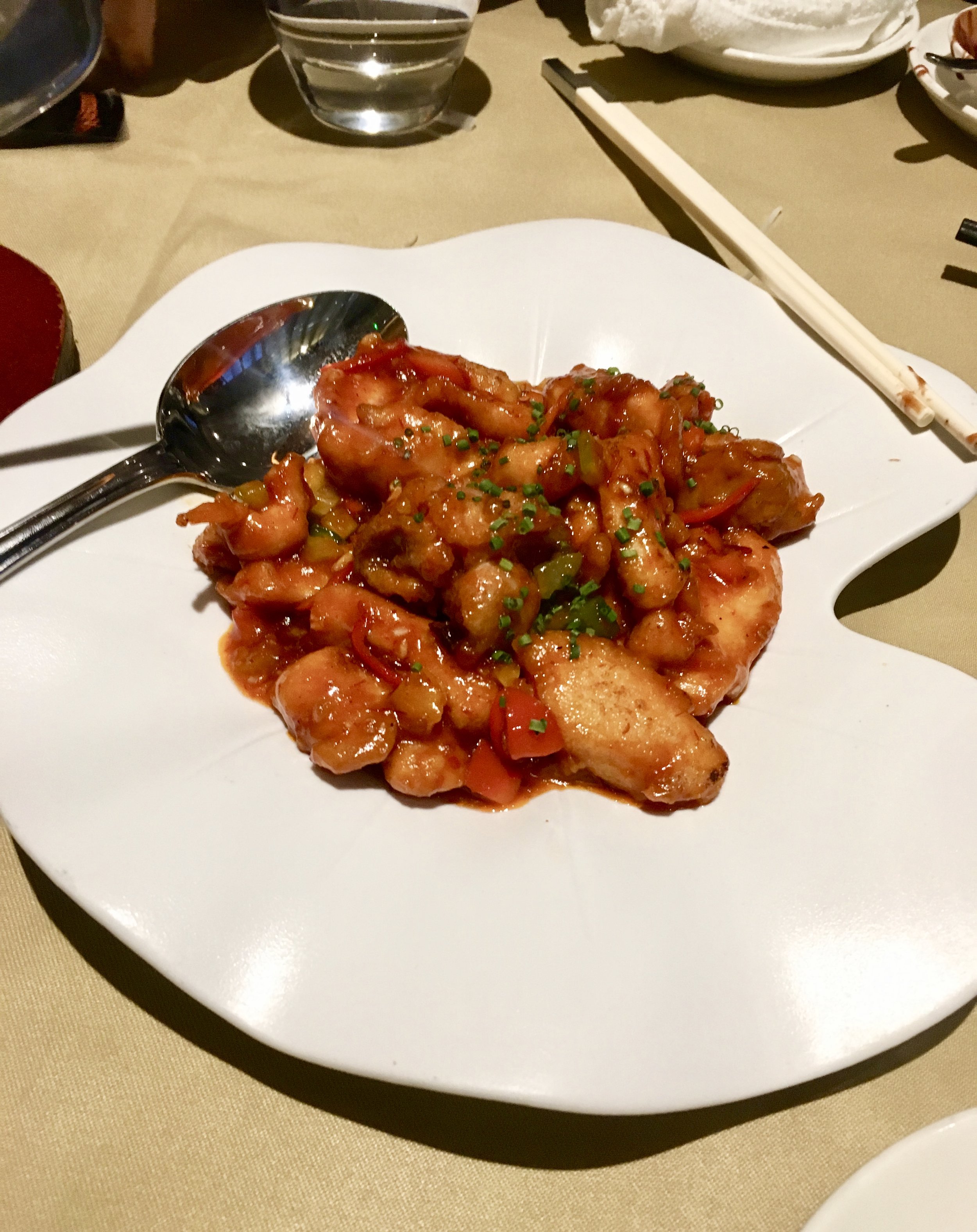 Szechuan Chilli Chicken at Royal China Club