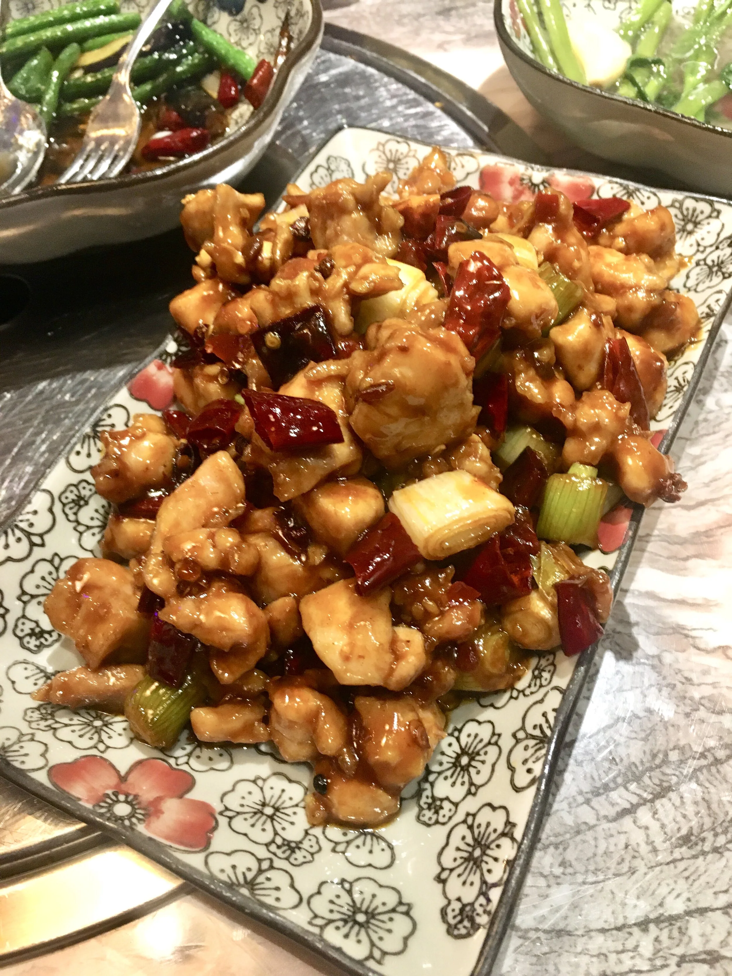 Kong Po chicken at Shu La La, Holloway