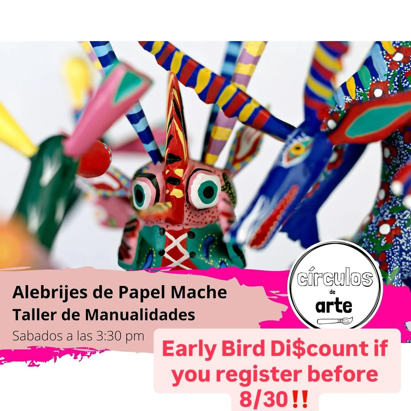 &iexcl;NUEVAS CLASES Y TALLERES DE ARTE 🎨 Y TEATRO 🎭!
Obt&eacute;n un Descuento Especial si te Registras antes del 30 de Agosto ‼️
inventivaworks.com/classes