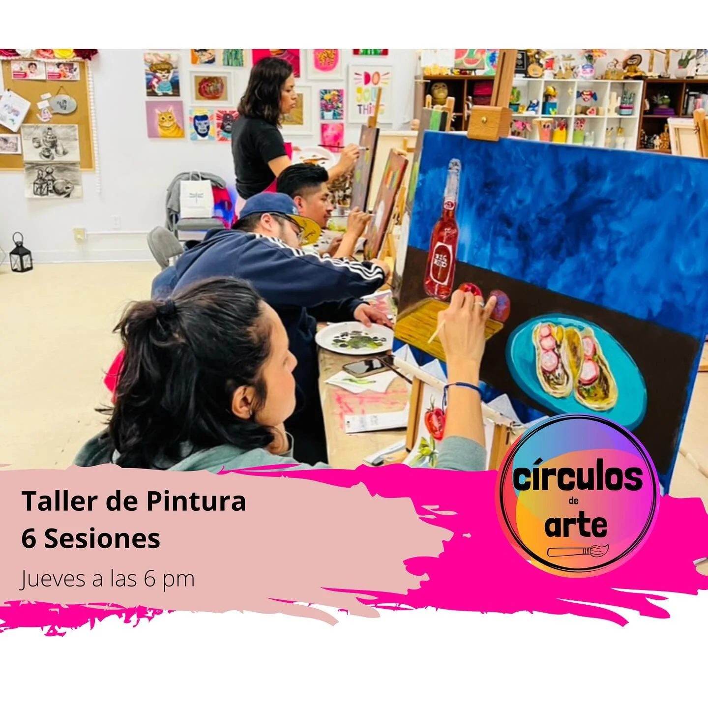&Uacute;ltimos talleres del 2025. Comenzamos el jueves 30 de Octubre y el s&aacute;bado 1o de Noviembre. Registrense aqu&iacute; 
https://inventivaworks.com/art-classes-spanish