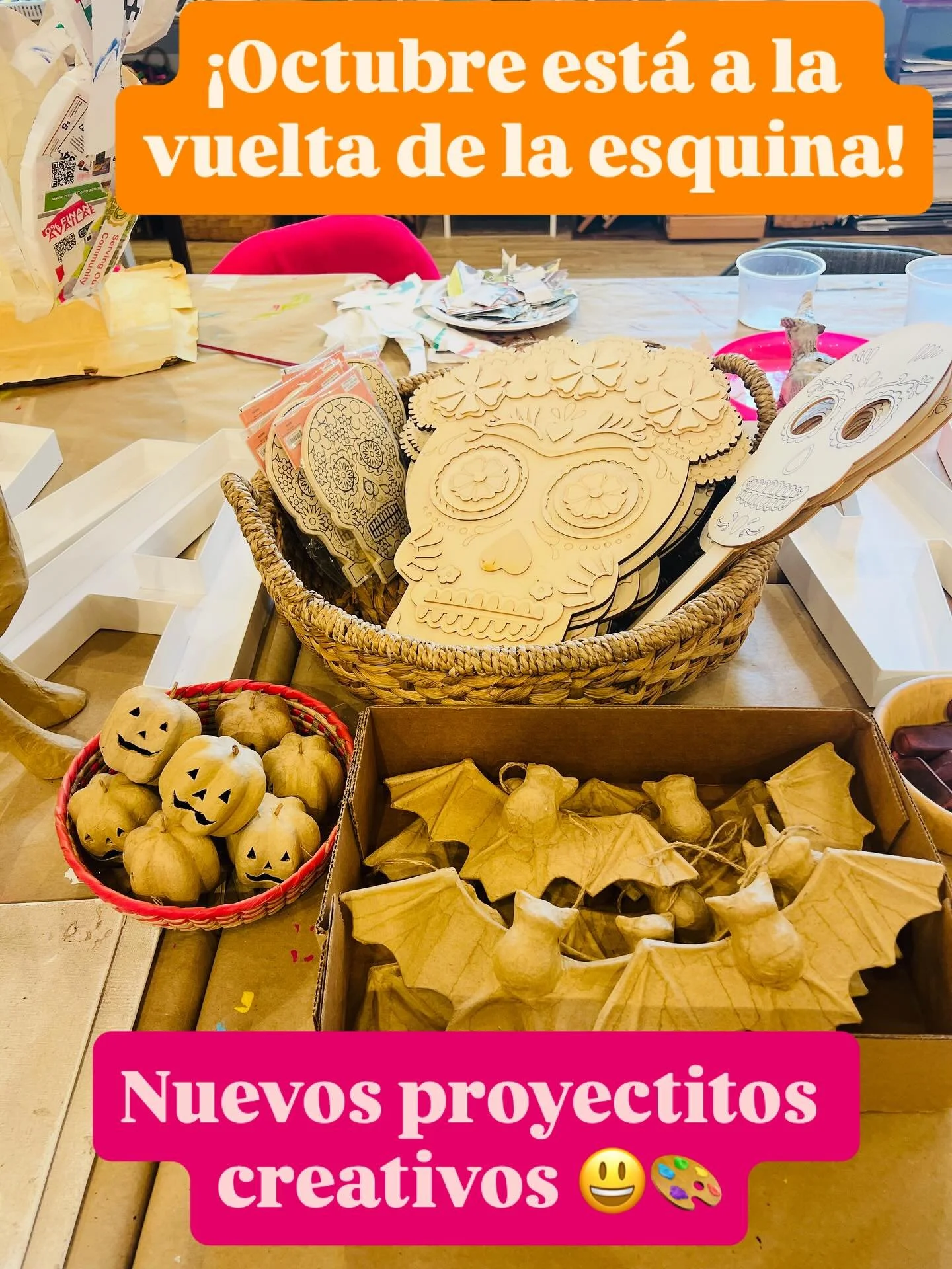 &iexcl;Que emoci&oacute;n! Chequen los proyectos que estaremos haciendo para el mes de Octubre 😃🎨💀🎃

#inventivaworks #october #diademuertosmx  #dayofthedeath #halloween #manualidades #craft #fallcrafts #veronawi #madisonwi