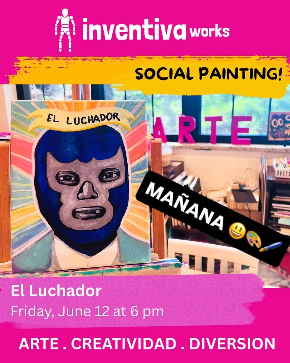 &Uacute;ltimo d&iacute;a para registrarse para nuestro Social Painting de ma&ntilde;ana 😃🎨🖌️🍻!!

https://inventivaworks.com/classes-landing/p/social-painting-el-luchador