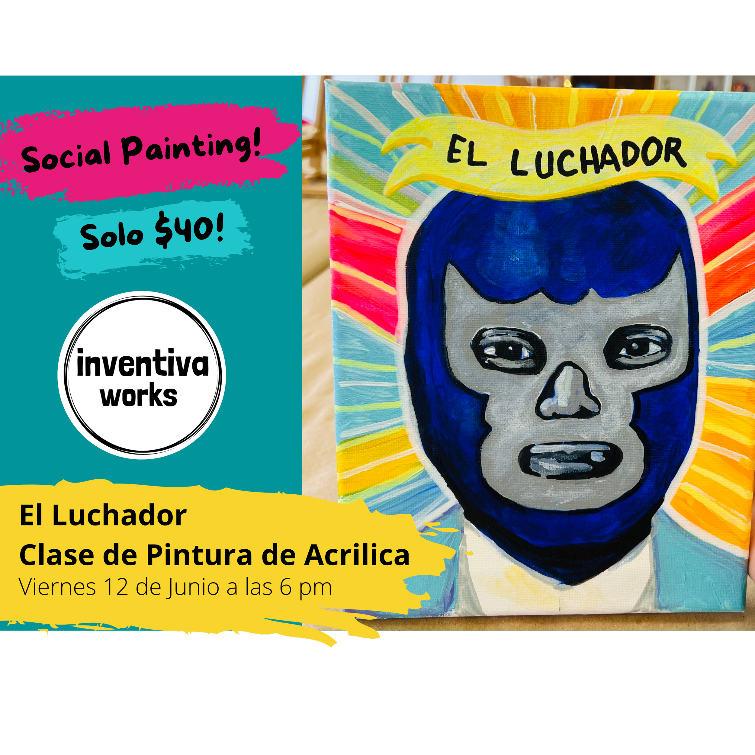 Social Painting! El Luchador