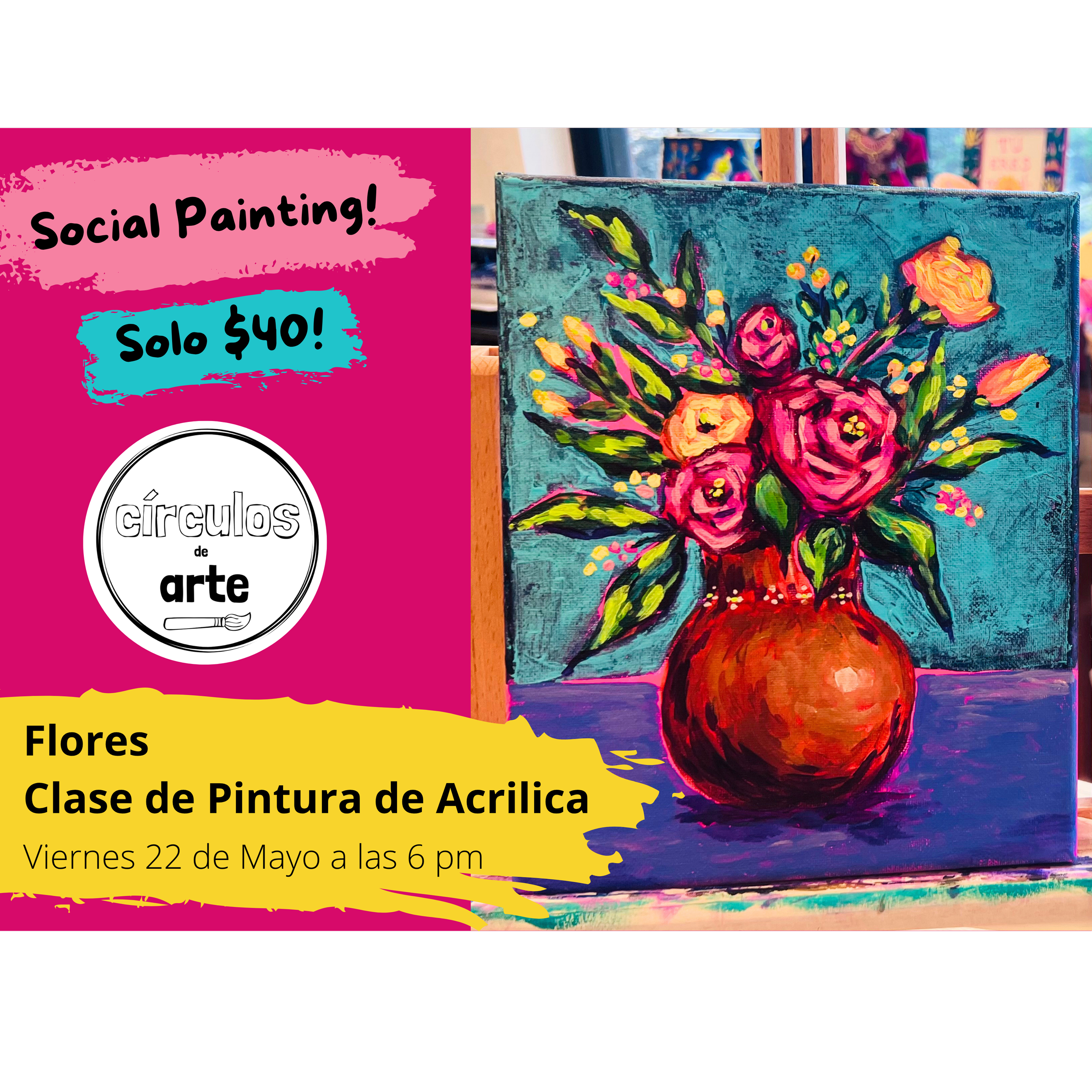 Social Painting! Flores | Flowers