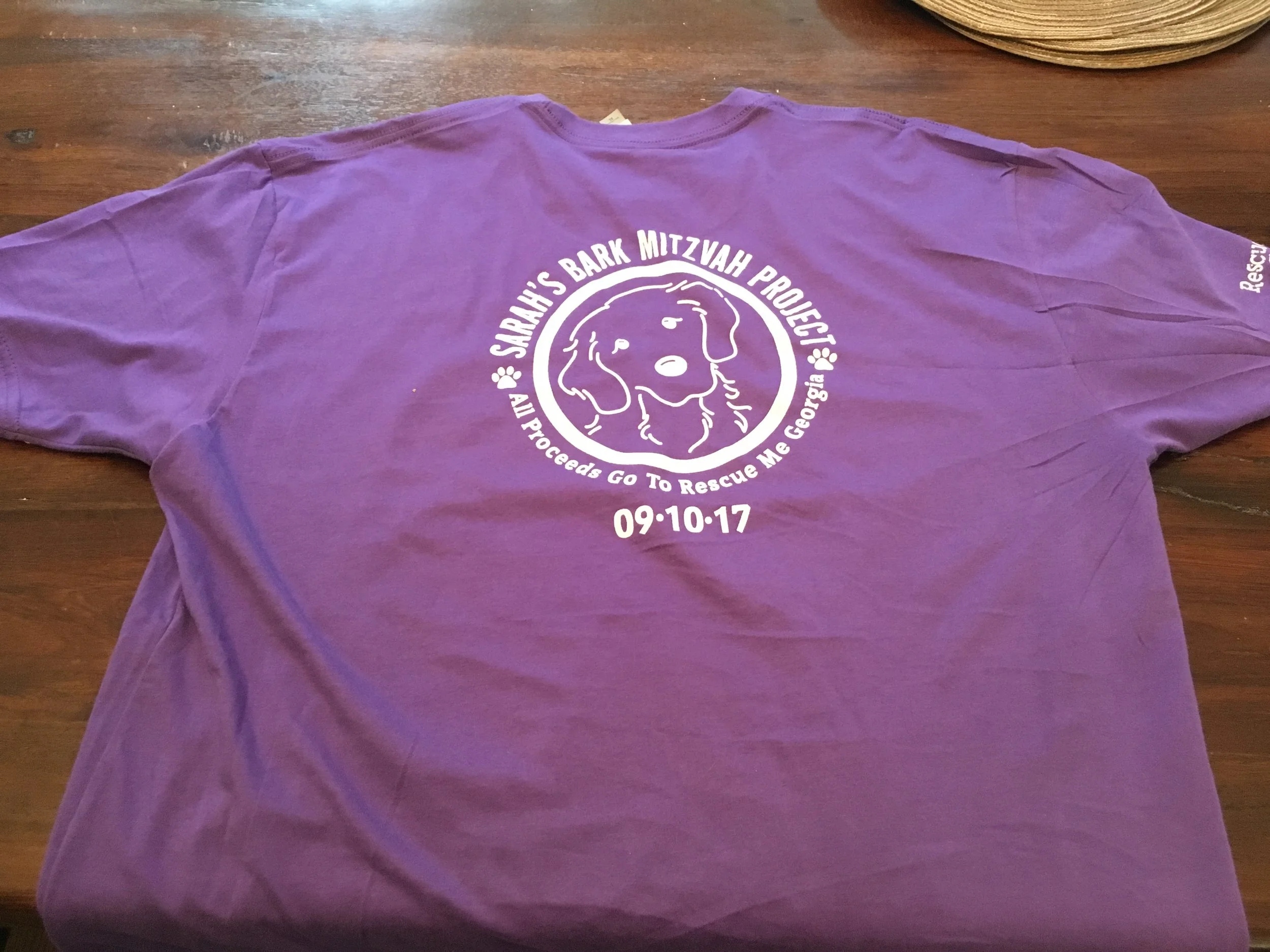 One color version on T-Shirts