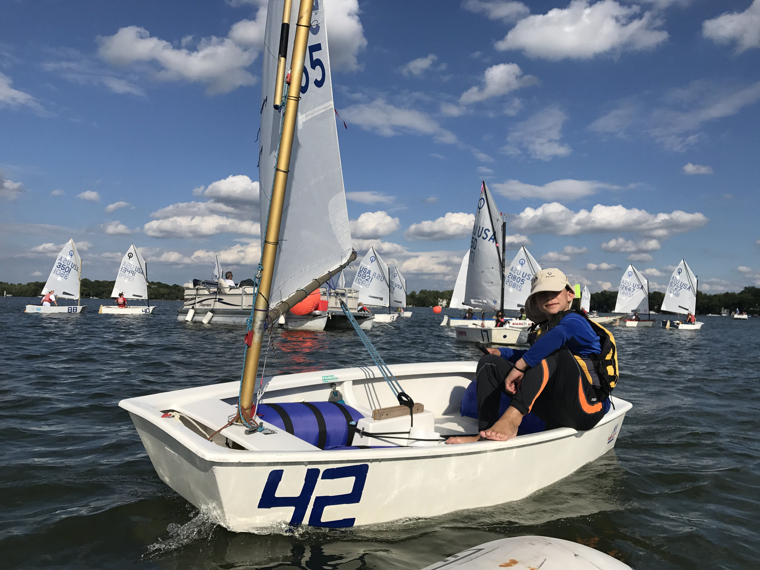 Taking a break between races