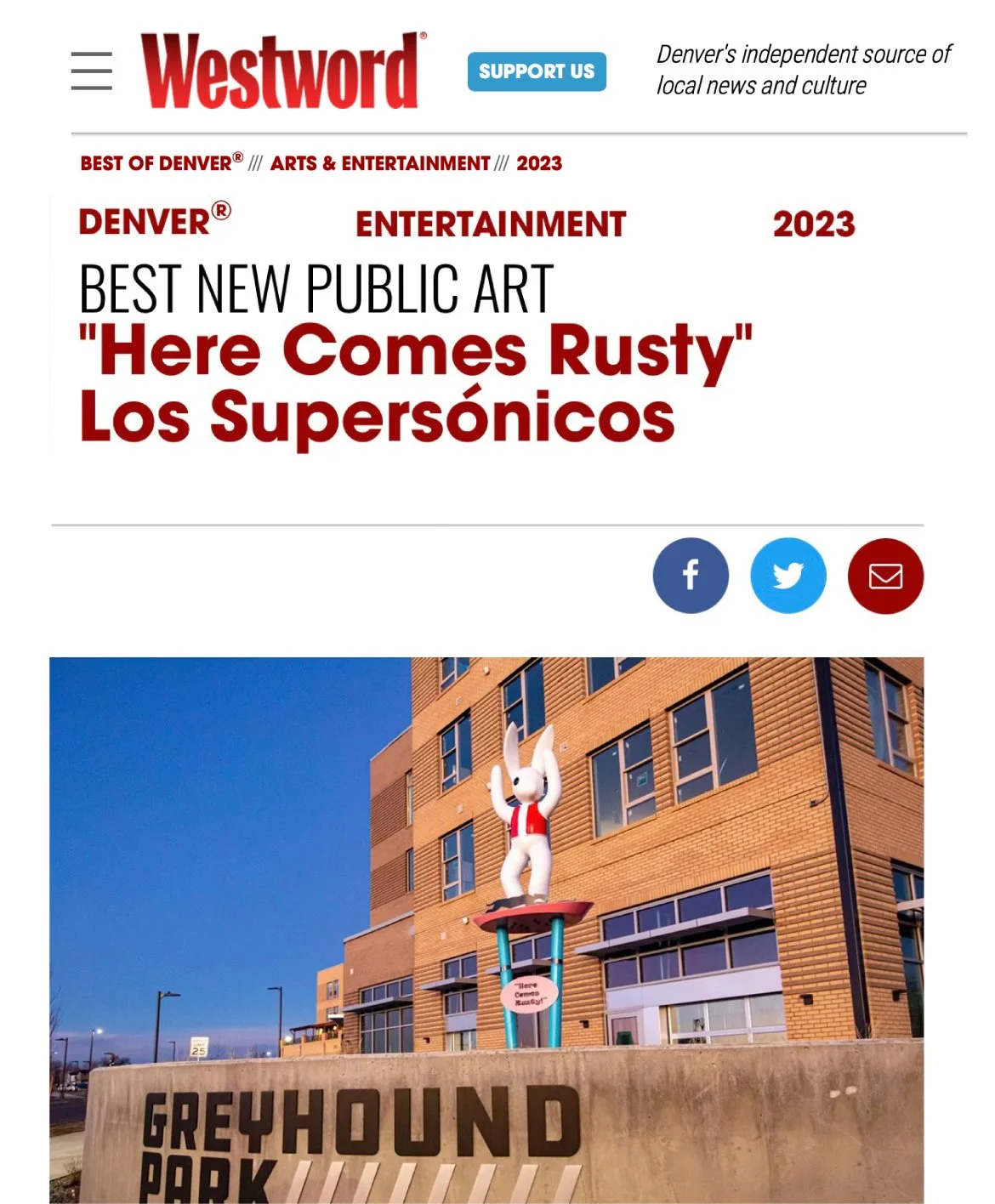 2023: BEST NEW PUBLIC ART