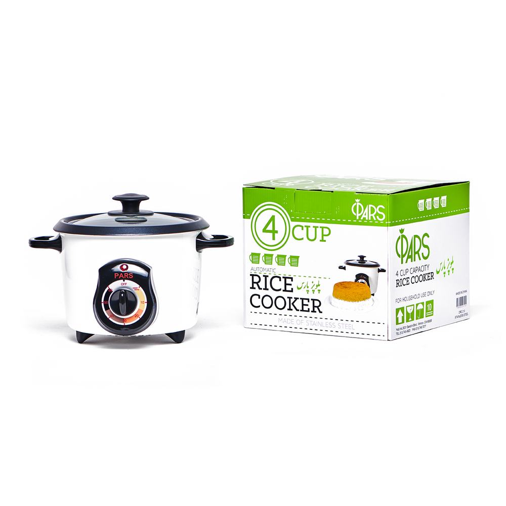 PARS Automatic Persian Rice Cooker 炊飯器 Pars 4 Cup Automatic Persian Rice Cooker — PARS PERSIAN RICE COOKERS