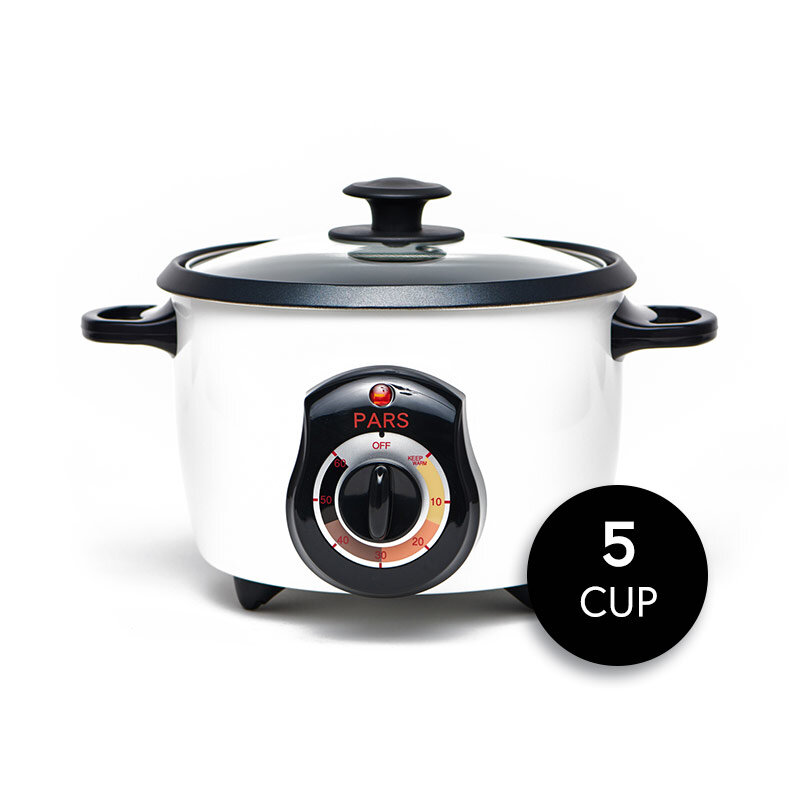 Pars 5 Cup Automatic Persian Rice Cooker — PARS PERSIAN RICE COOKERS
