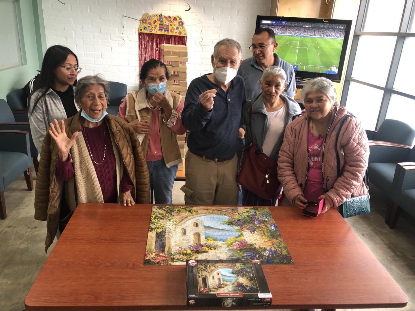 That good feeling you get when you insert the last puzzle piece. Great job Hollywood SBSS! #puzzle #jigsaw #olderadults #completed #accomplished #feelsgood @ladeptofaging @cd13losangeles @sbssla @hollywoodchamberofcommerce