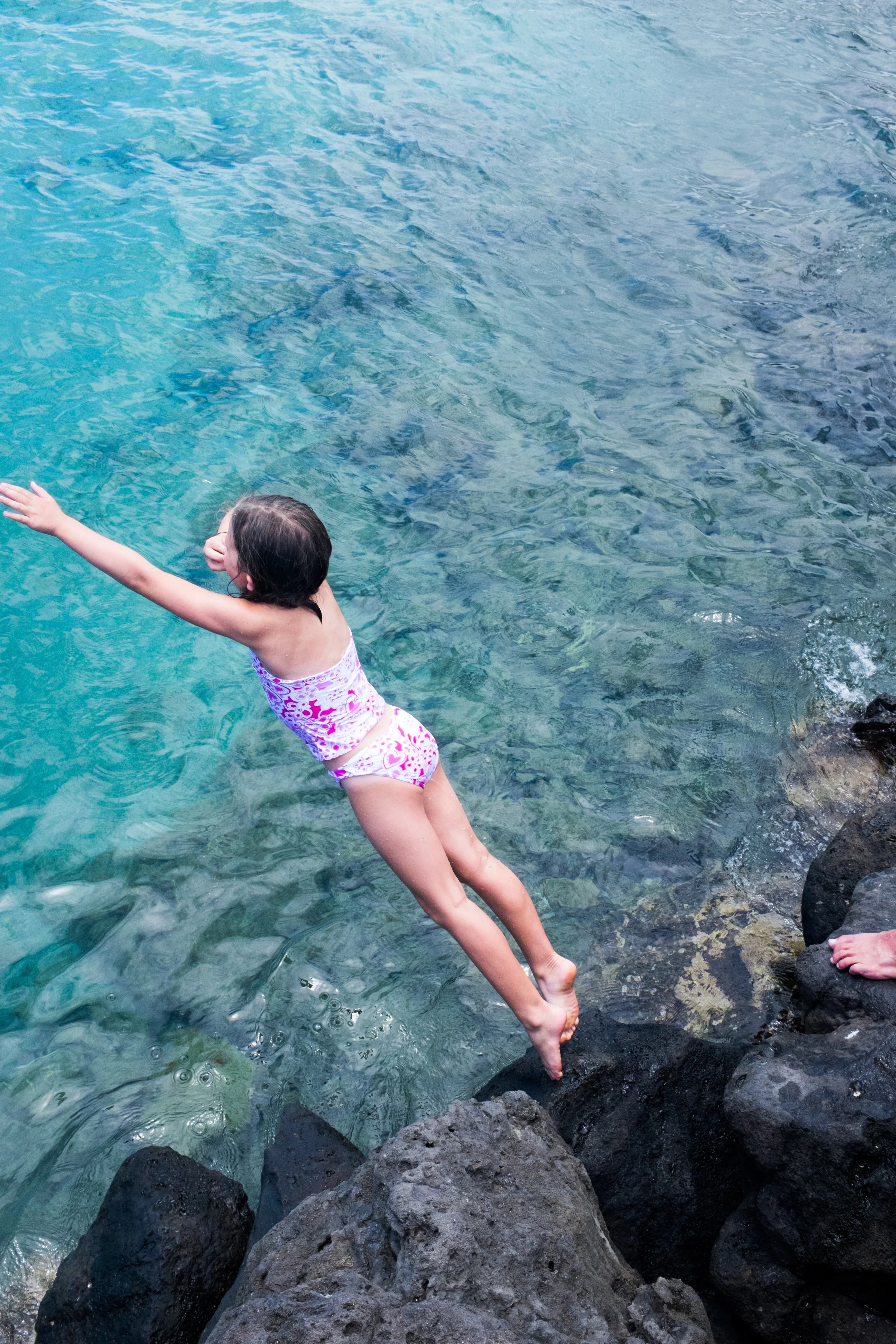 Kai says she doesn't know how to swim