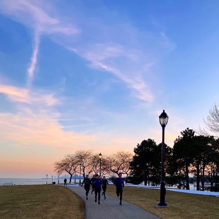 #nationalgirlsandwomeninsportsday feels extra special this year because I started volunteer coaching with @nuxc_wildcats! Can&rsquo;t contain my excitement for this team and the many miles we&rsquo;ll share 💜