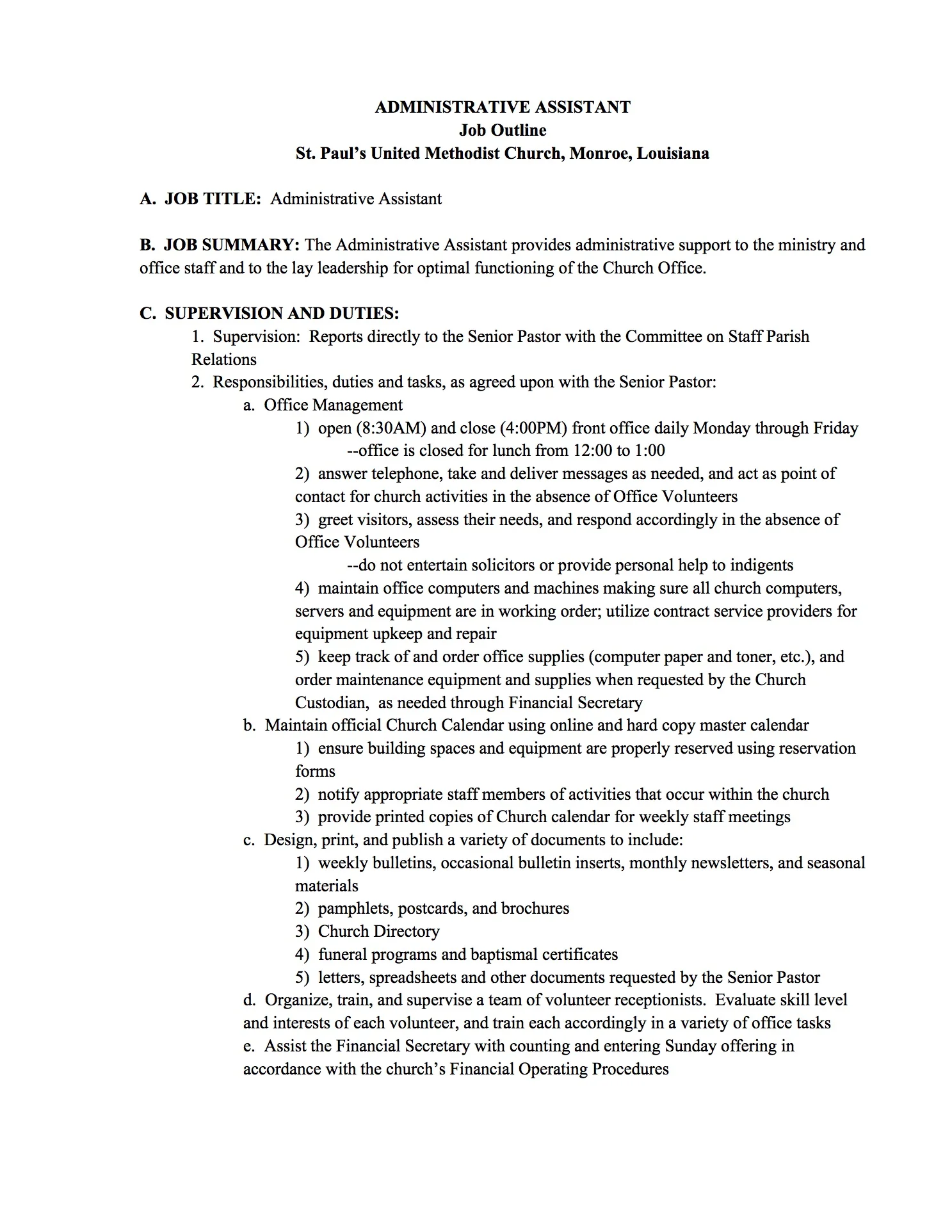 St. Pauls Administrative Assistant Position.jpg