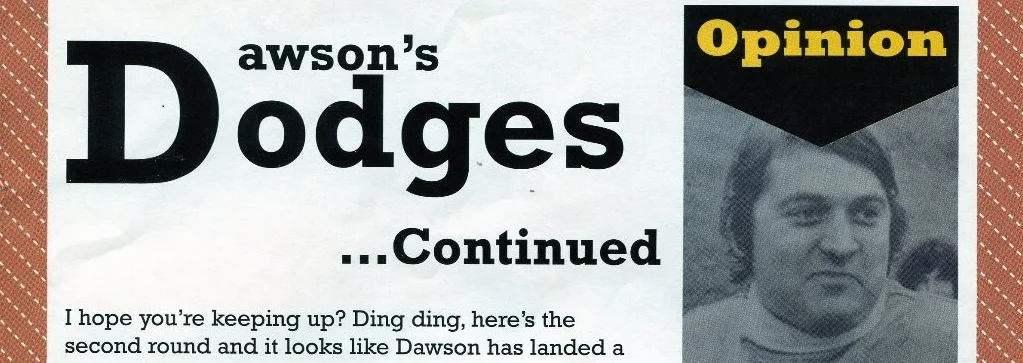 Andy's iconic Dawson's Dodges series from the 70s are still relevant in the 21st century.