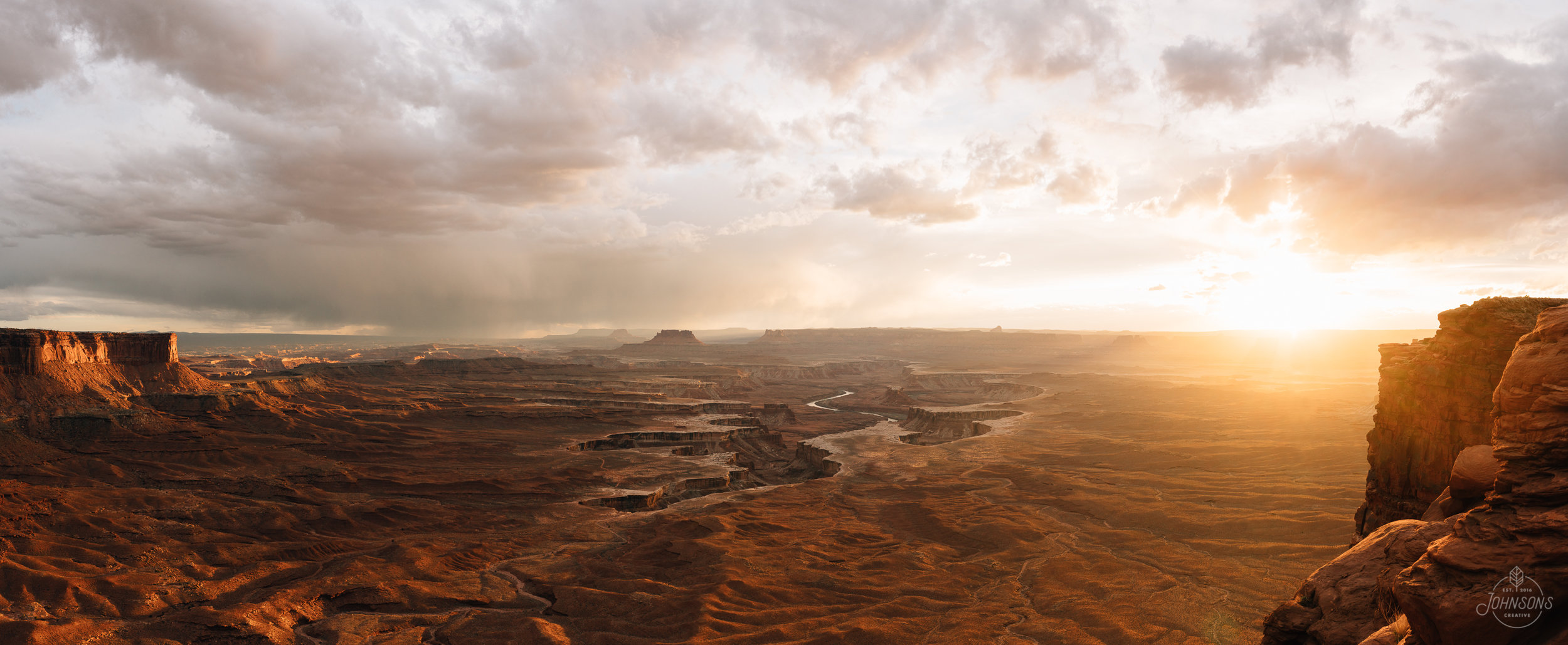  Sony a7rii |&nbsp;55mm 1.8 |&nbsp;f11 | .5 sec |&nbsp;ISO 1000 | 10 image stitched panoramic     This is the biggest pano that I've ever stitched, and the computer hated everything about it.     The storm in the distance was pushing in some crazy st