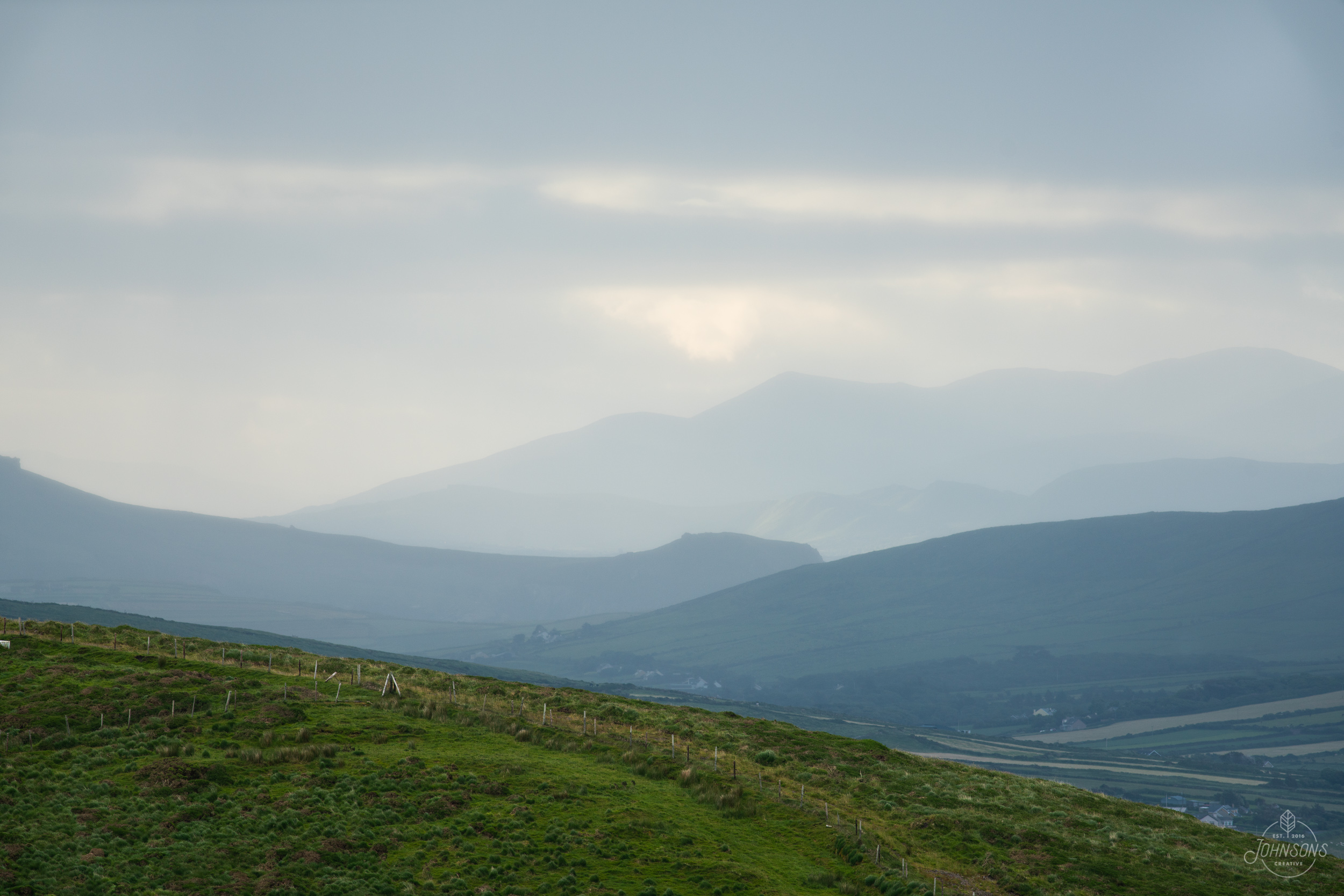  Sony a7rii | 400mm 5.6 | f6.3 | 1/80 sec | ISO 200     From Dingle onward the weather was almost entirely rainy and windy, so even though there were a lot of good opportunities for compressed landscapes with the 400mm, they weren’t an option because