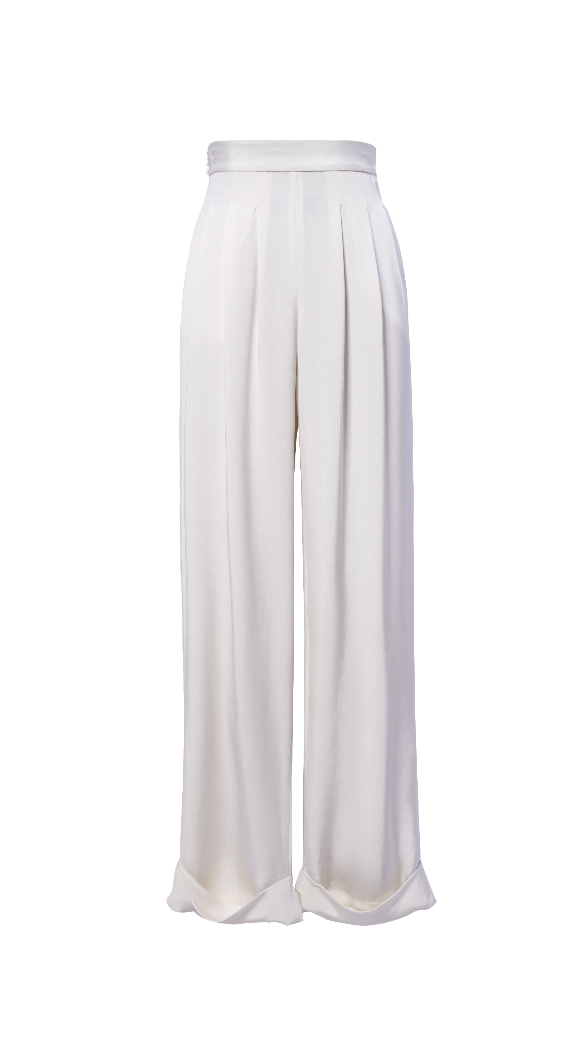 high waisted ruffle pants