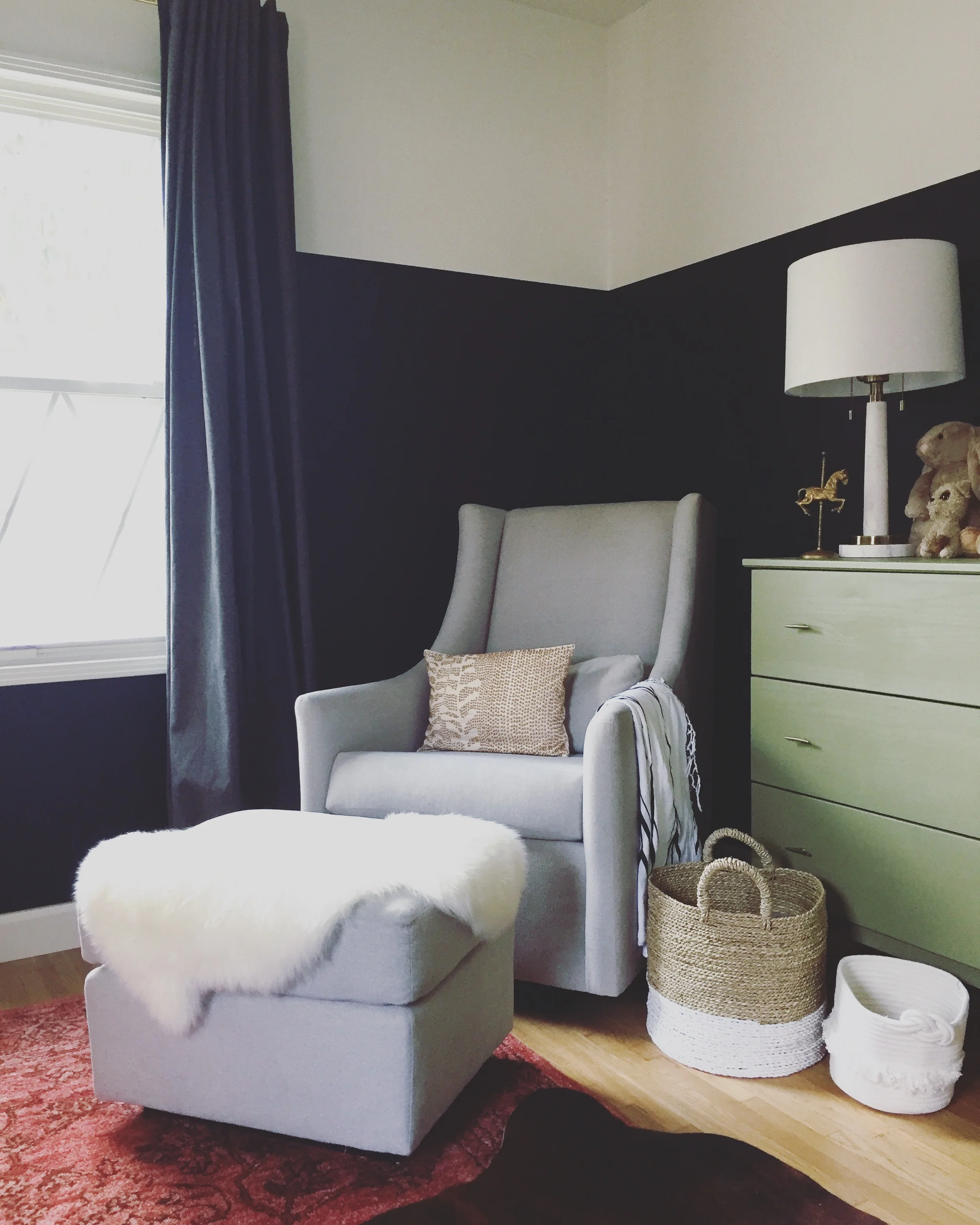 west elm glider nursery