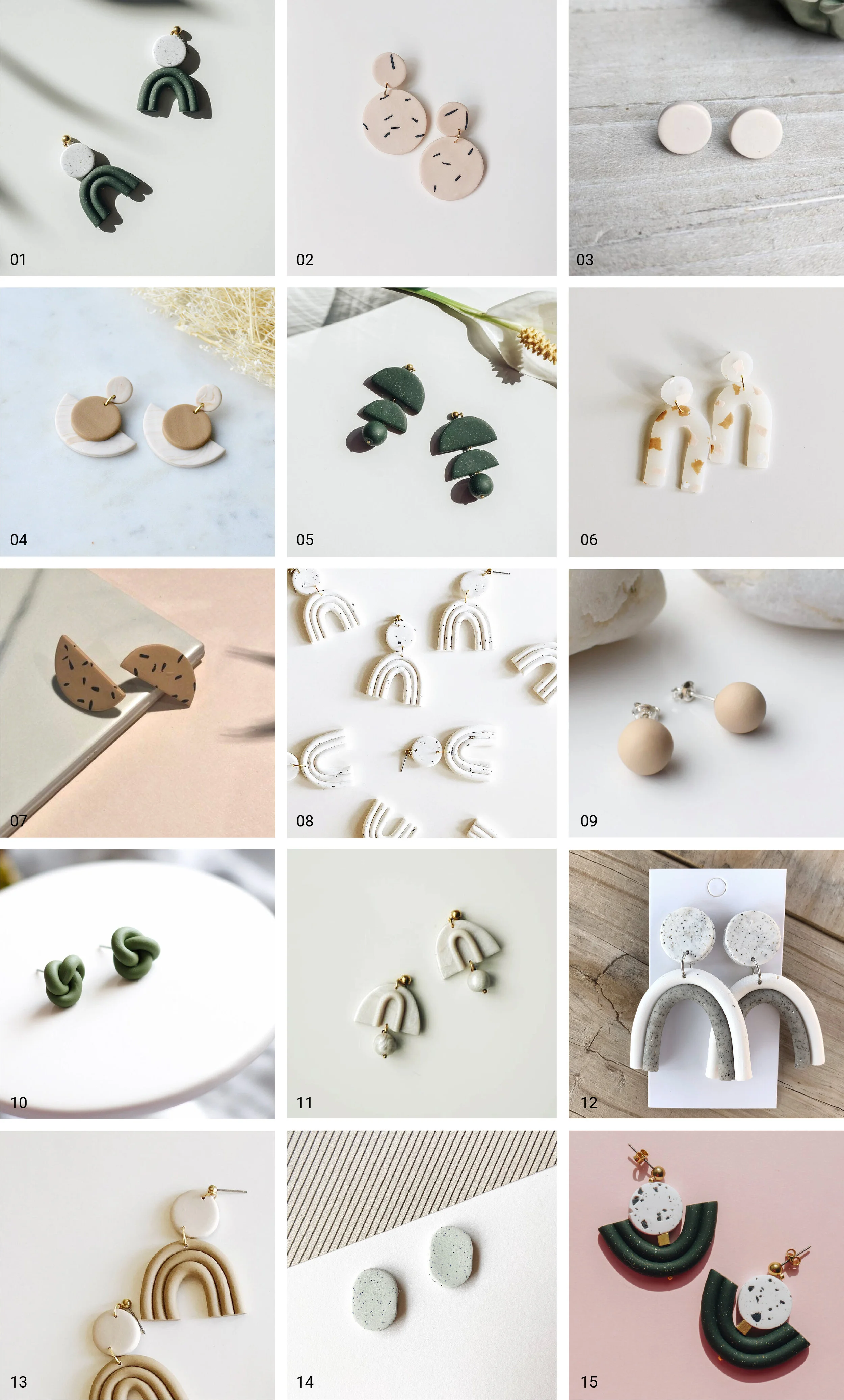 Earring Ideas Clay Stud Earrings Diy Mont Marte Polymer Clay