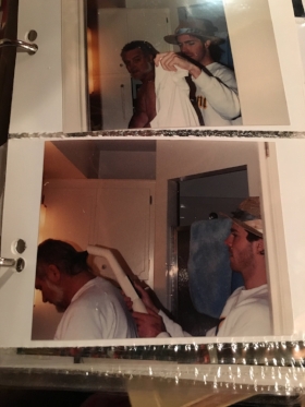 This was after maybe Pop's second chemo. He went with the Mohawk briefly. We tried to make cancer fun when we could. 