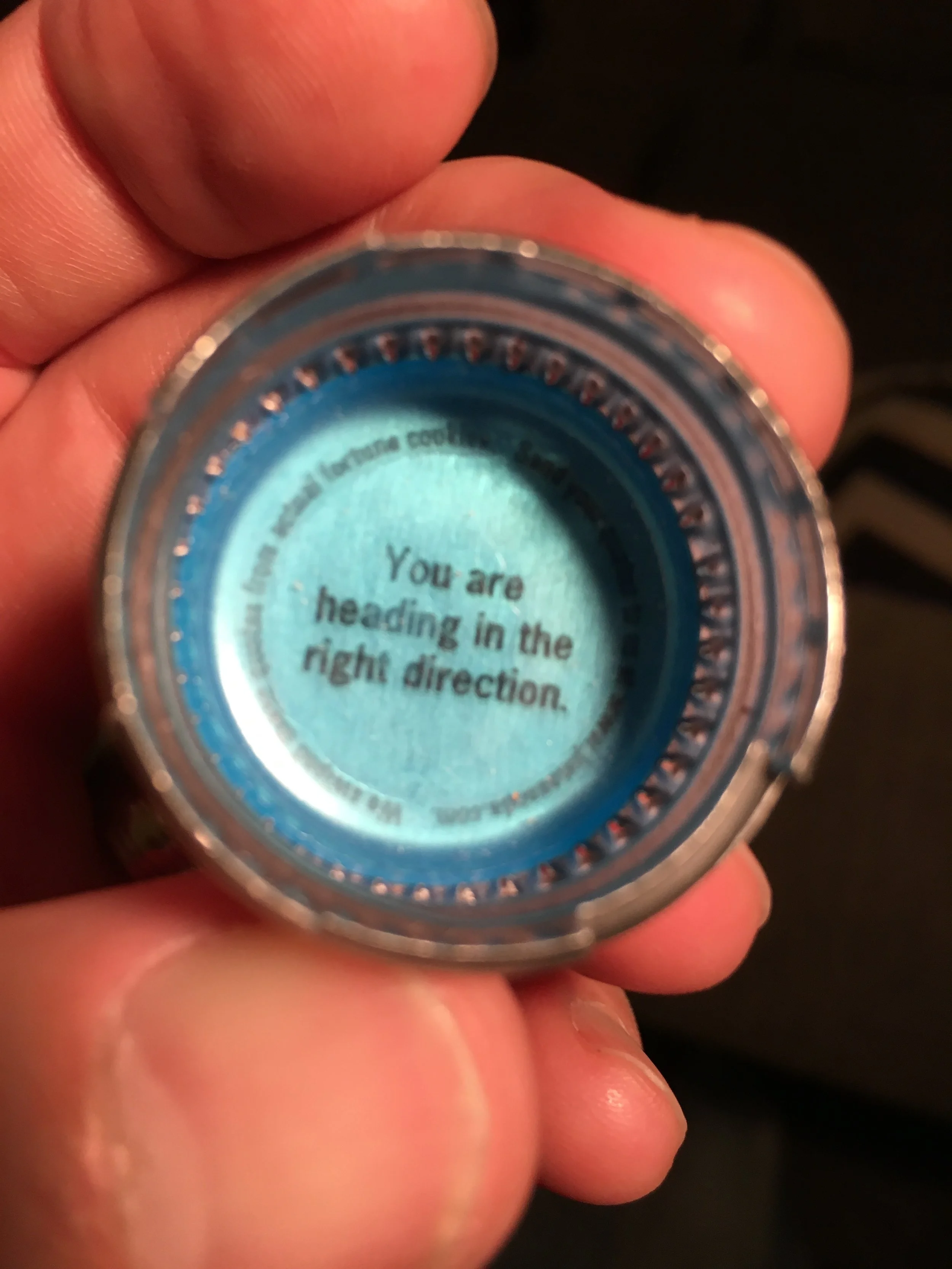 Can God speak to you through a bottle cap?