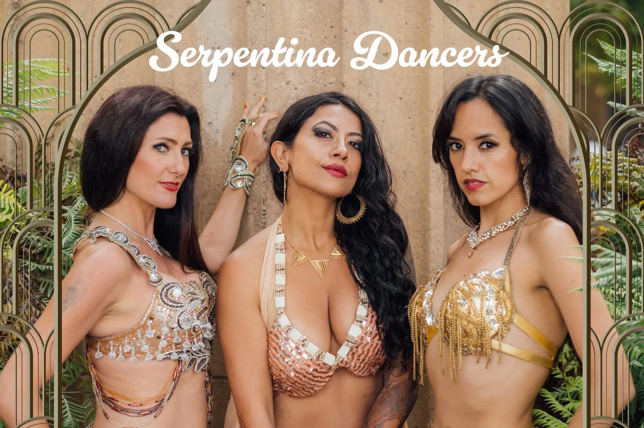 Saffron and Silk featuring Serpentina Dancers, Reda Darwish, Humboldt Heather, and Ruba Harper