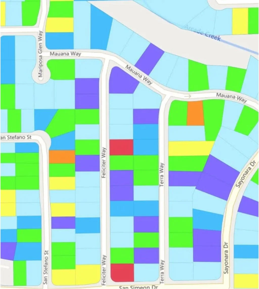 Estimated owner equity maps