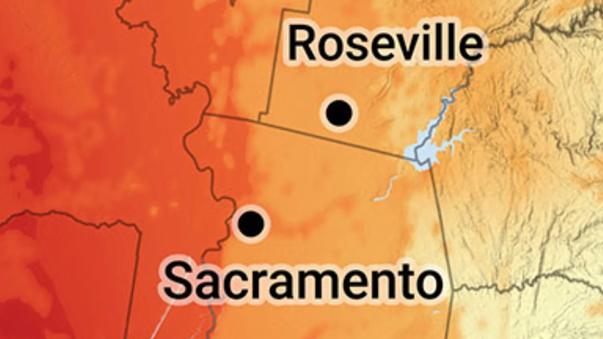 Earthquake potential shaking map
