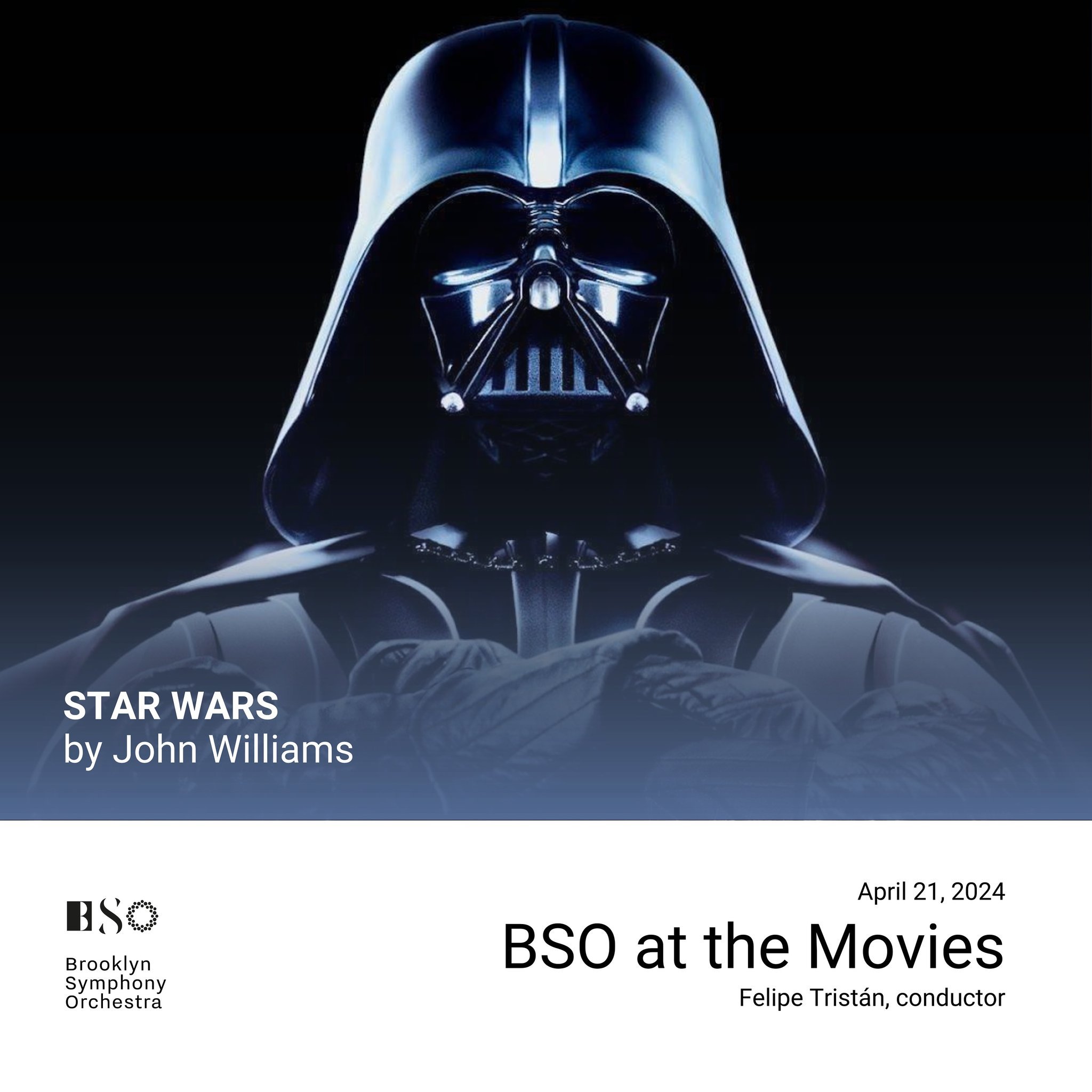 Take a glance of the dark side and listen to STAR WARS by composer John Williams ⠀⠀
⠀⠀⠀
BSO AT THE MOVIES 🎬⠀⠀⠀
⠀⠀⠀
■ Celebrating our 50th Anniversary⠀⠀⠀
Join us for an afternoon of hits from the big screen including Psycho, Star Wars, Back to the Fu